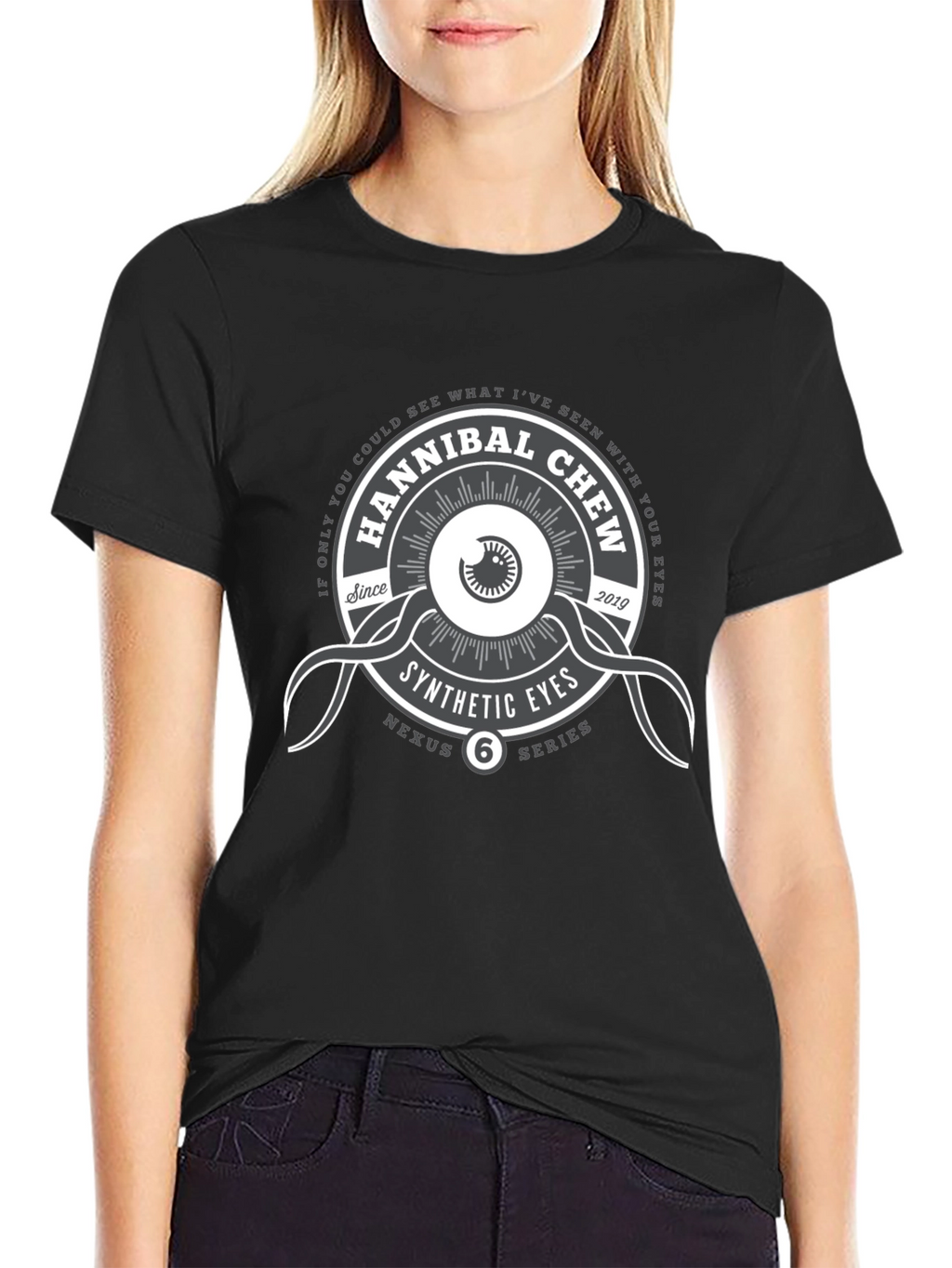 Hannibal Chew Synthetic Eyes Graphic T-Shirt