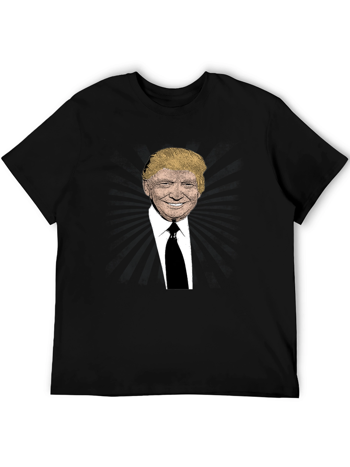 Trump Graphic Print Black T-Shirt