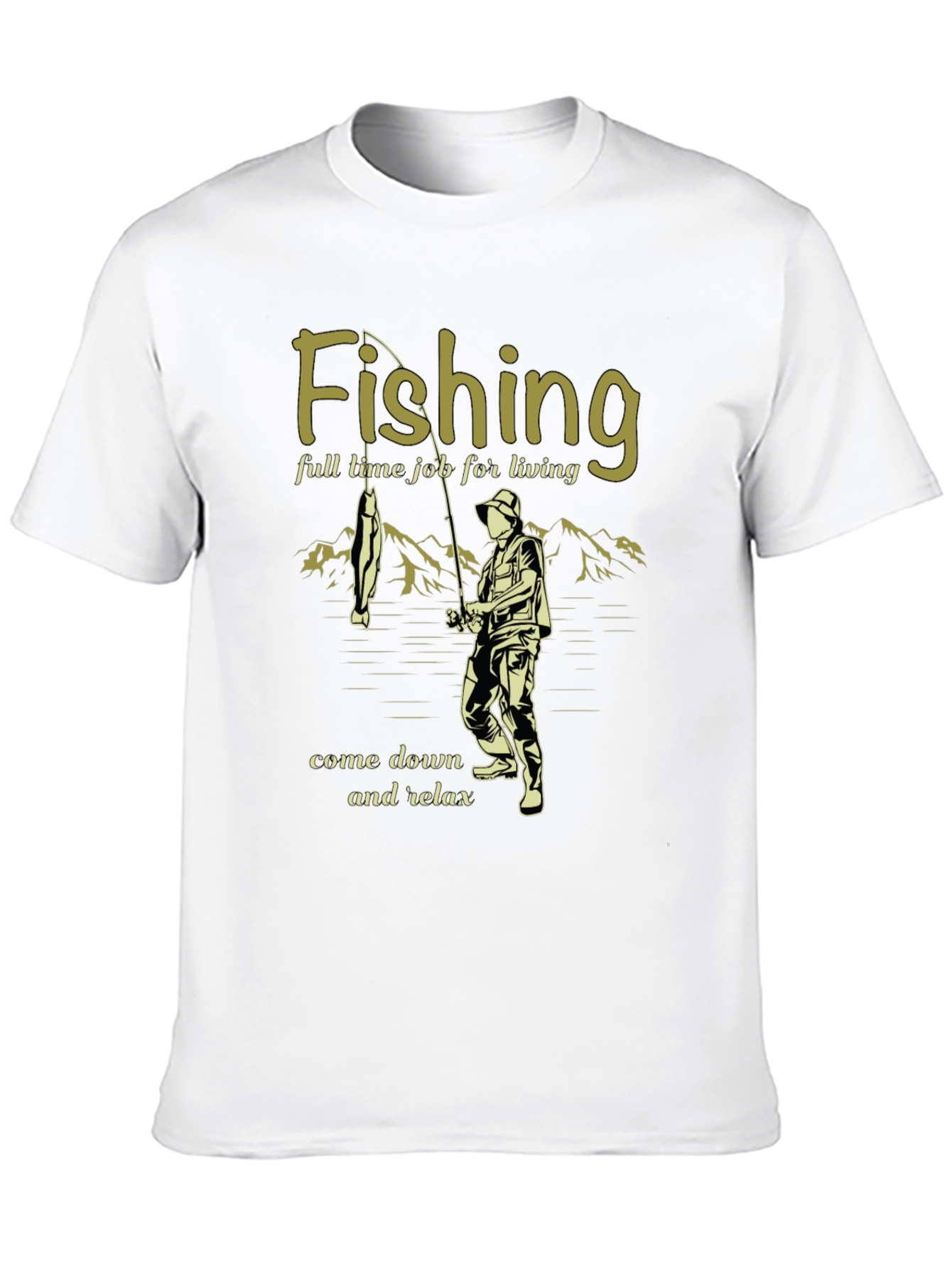 Fishing T-Shirt - Relax and Enjoy Your Hobby