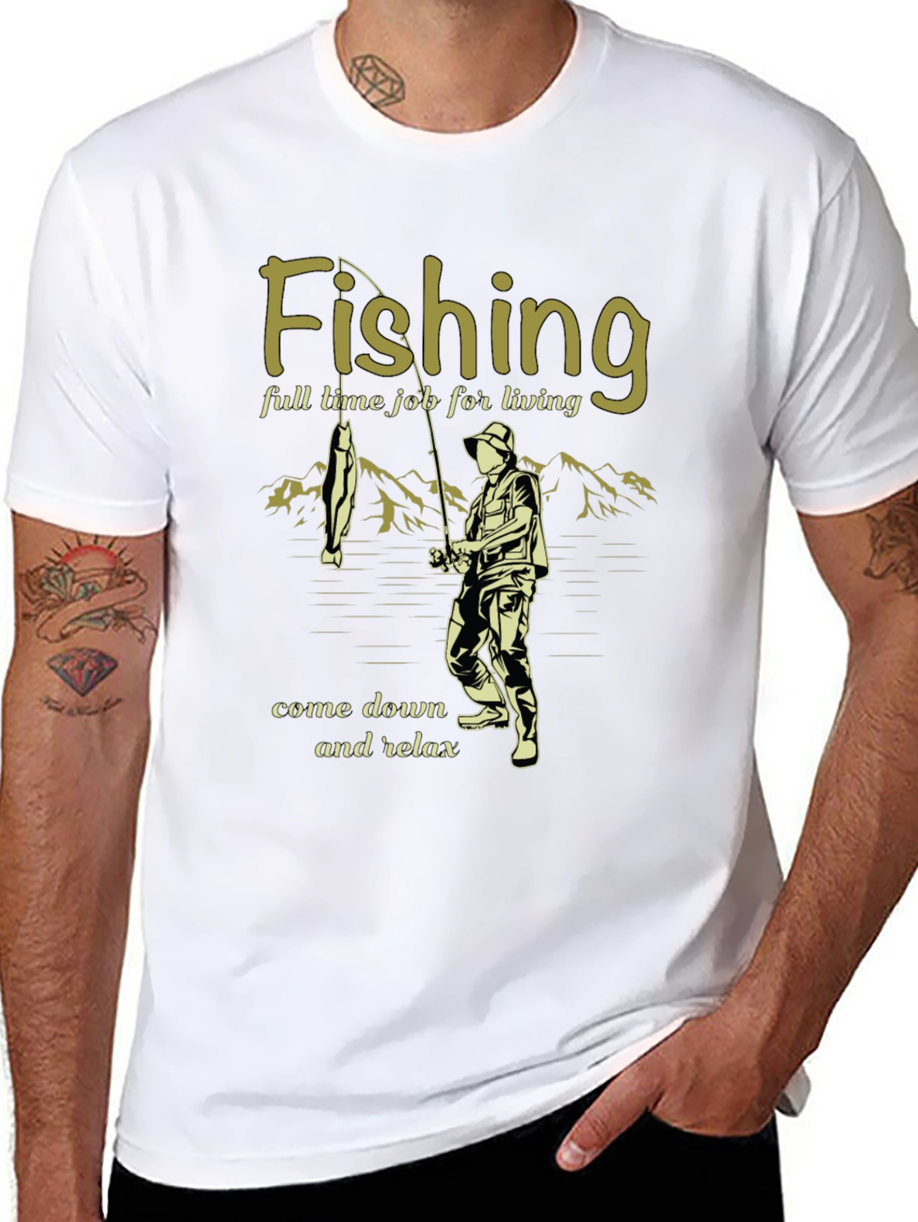 Fishing T-Shirt - Relax and Enjoy Your Hobby