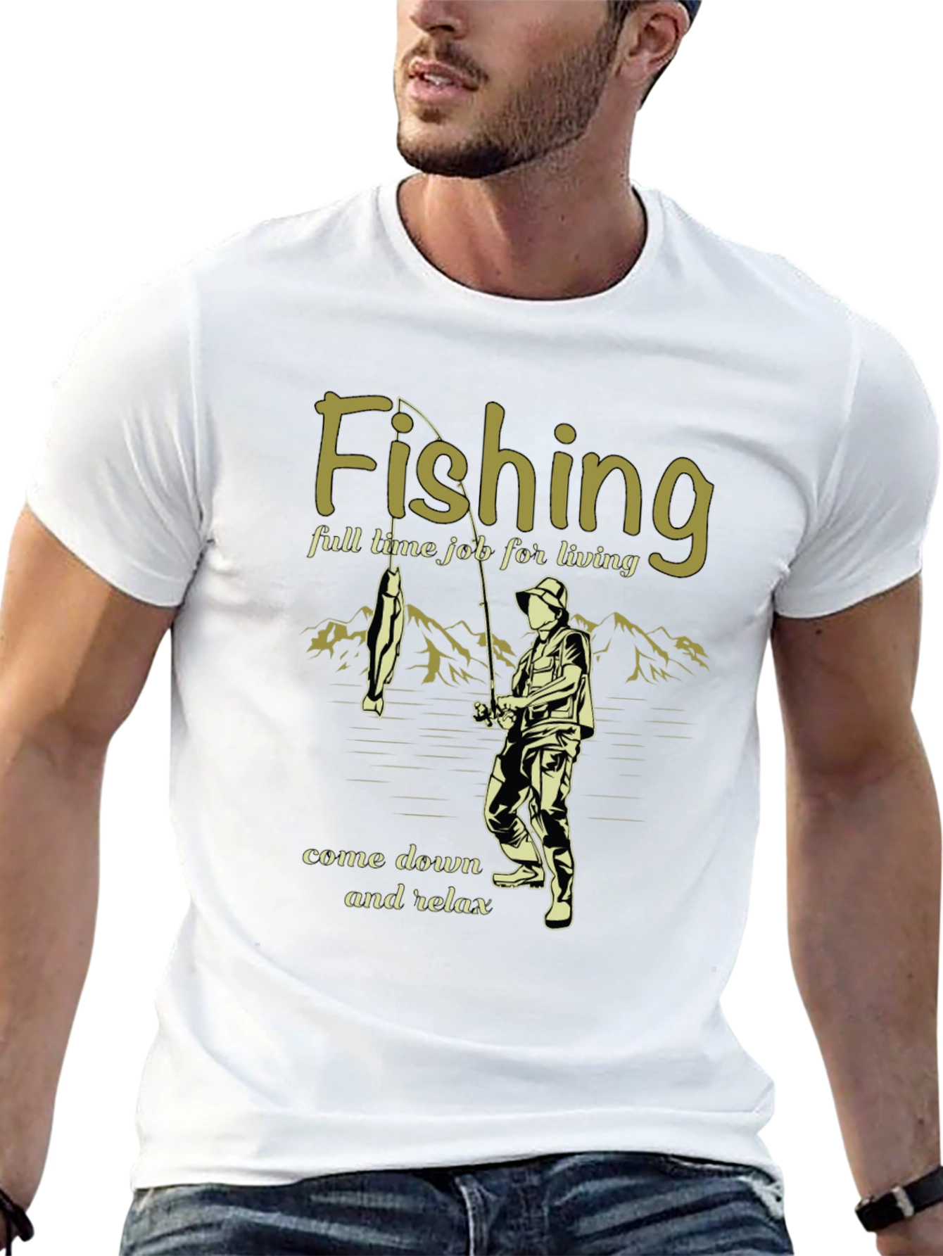 Fishing T-Shirt - Relax and Enjoy Your Hobby