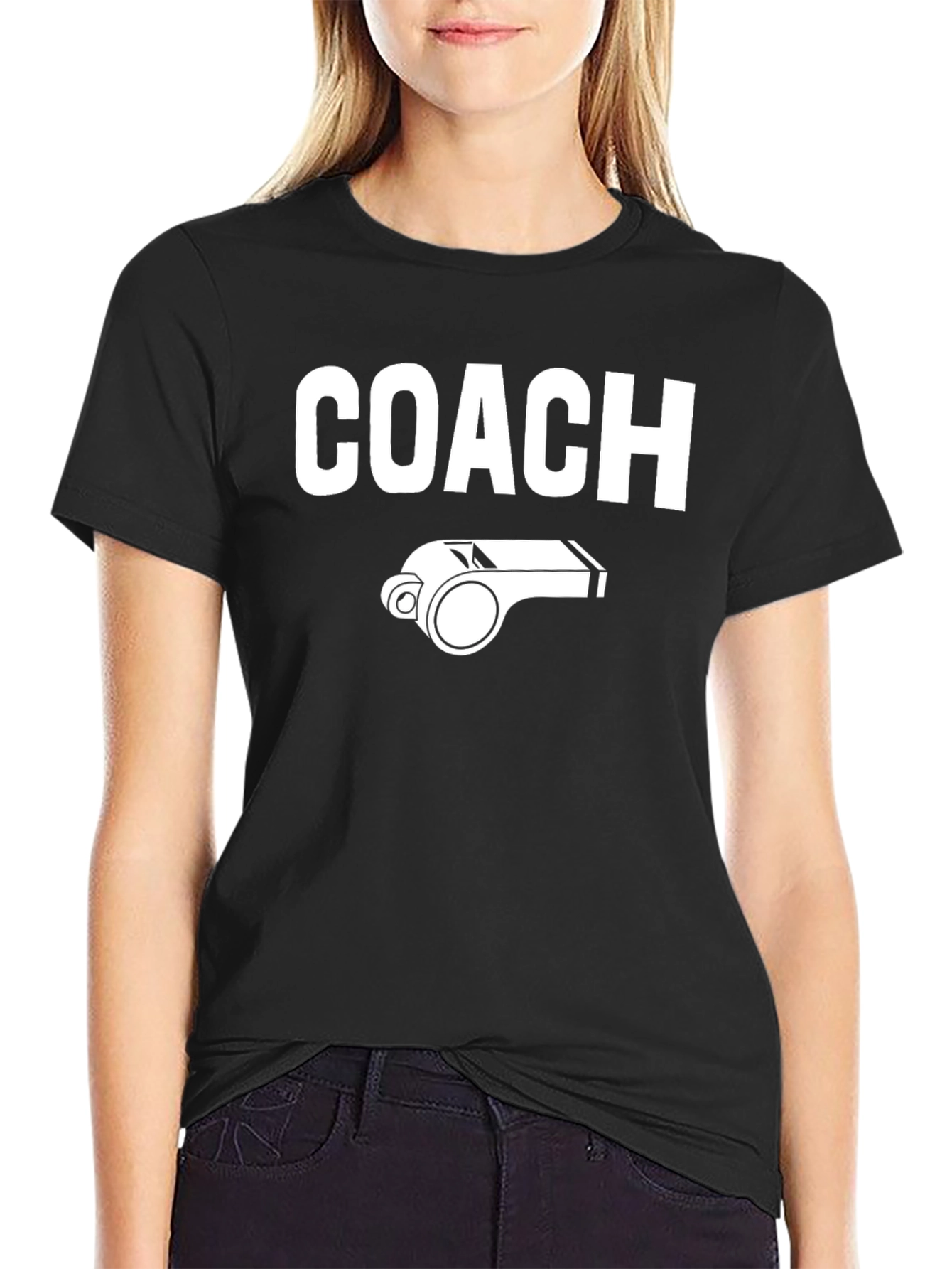 Coach Whistle Graphic T-Shirt