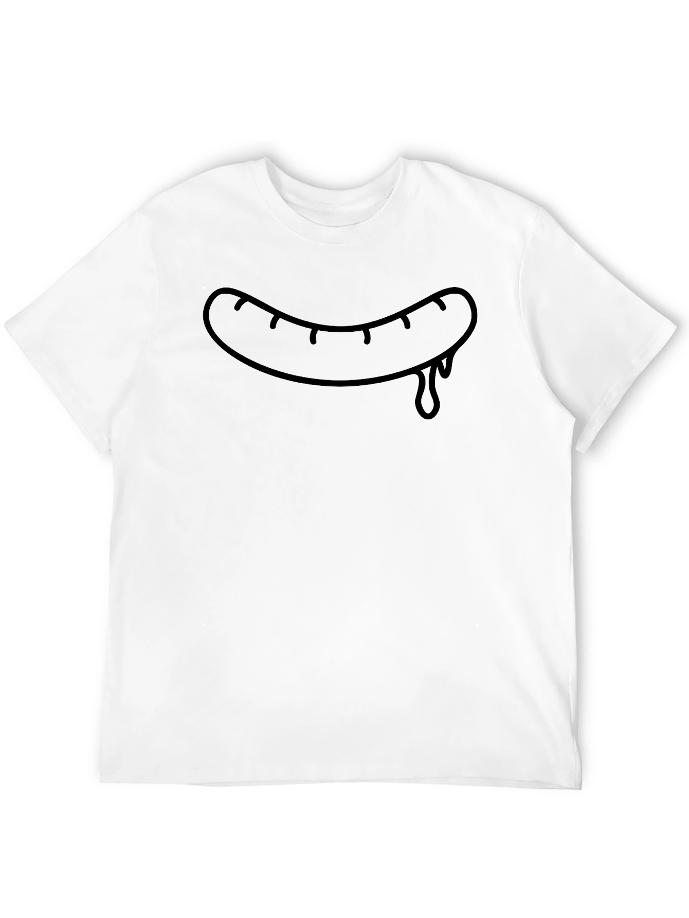 Sausage Graphic T-Shirt - Unisex Black Tee