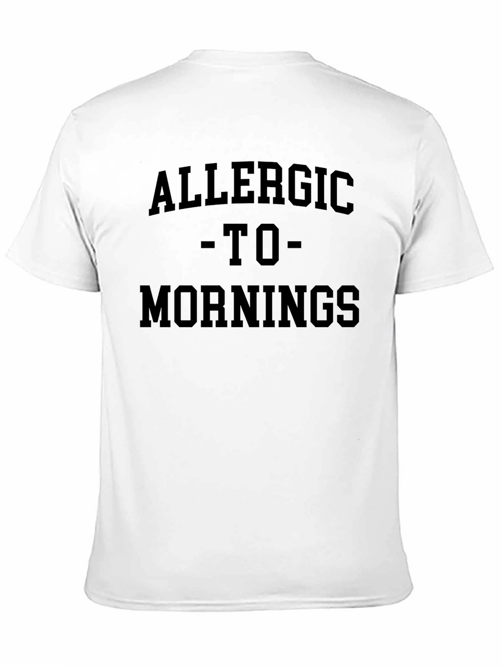 Allergic To Mornings Graphic Tee