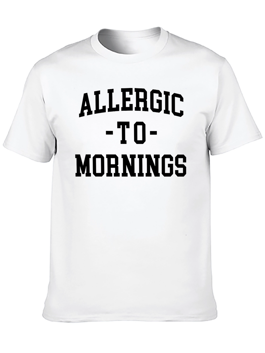 Allergic To Mornings Graphic Tee