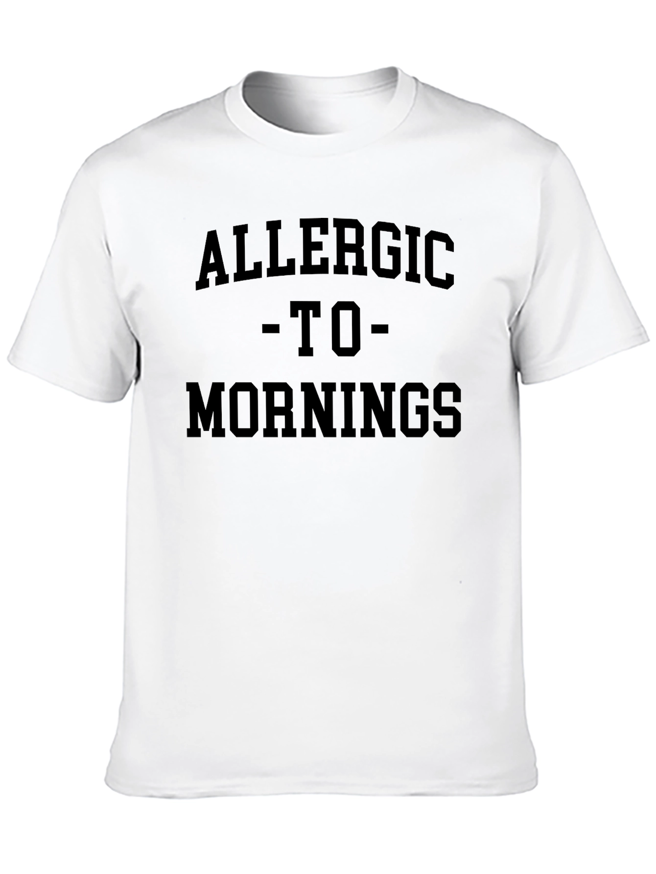 Allergic To Mornings Graphic Tee