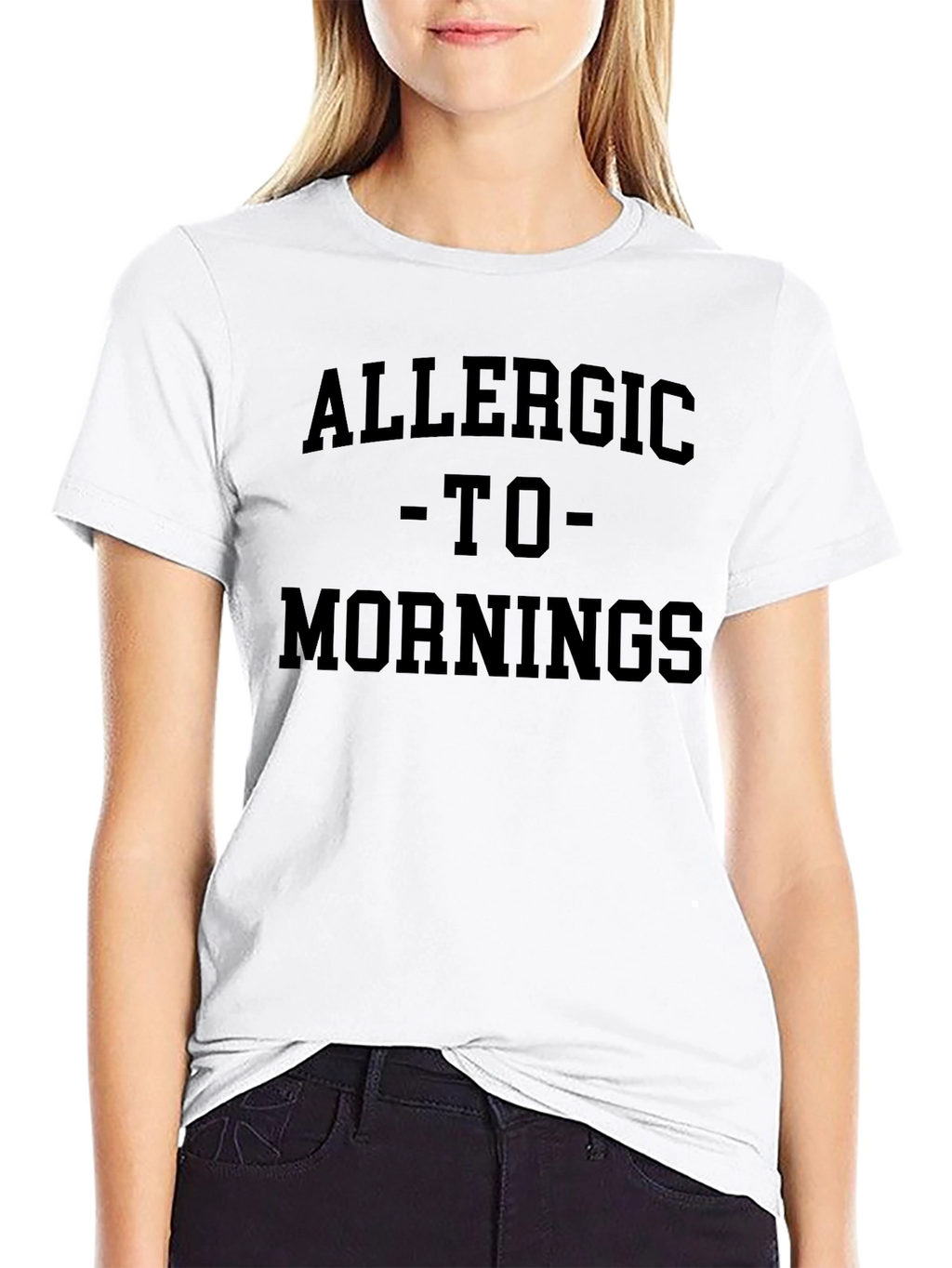 Allergic To Mornings Graphic Tee