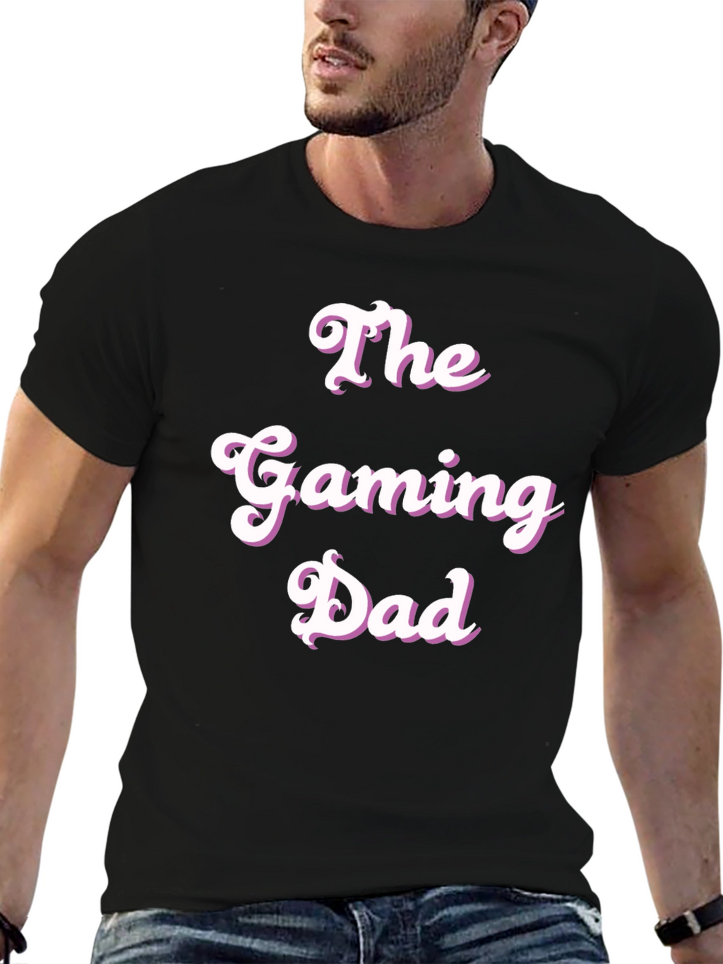 The Gaming Dad T-Shirt - Black Graphic Tee