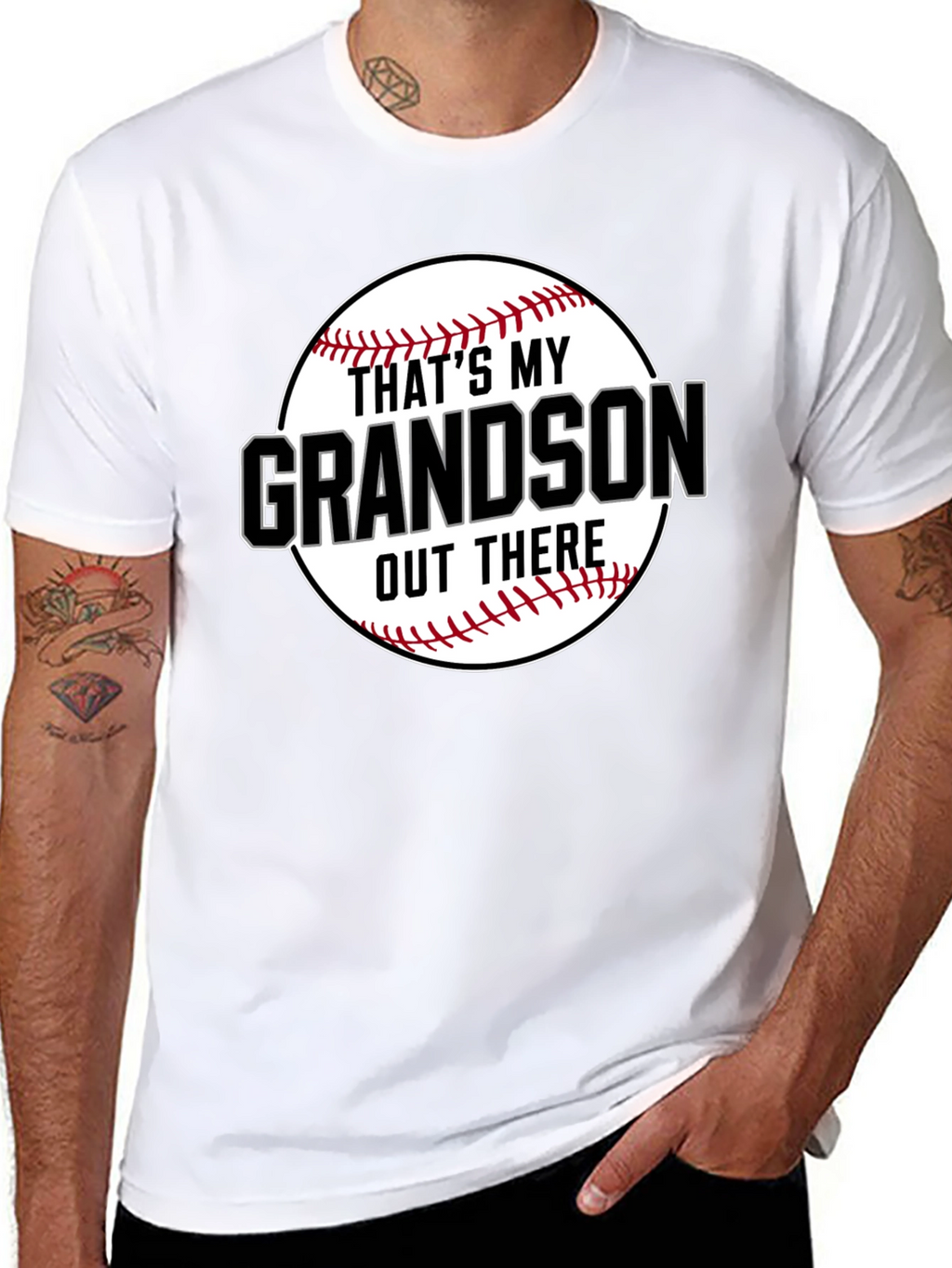 Thats My Grandson Baseball T-Shirt
