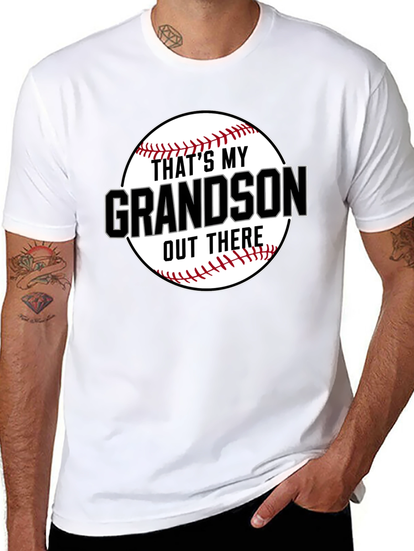Thats My Grandson Baseball T-Shirt