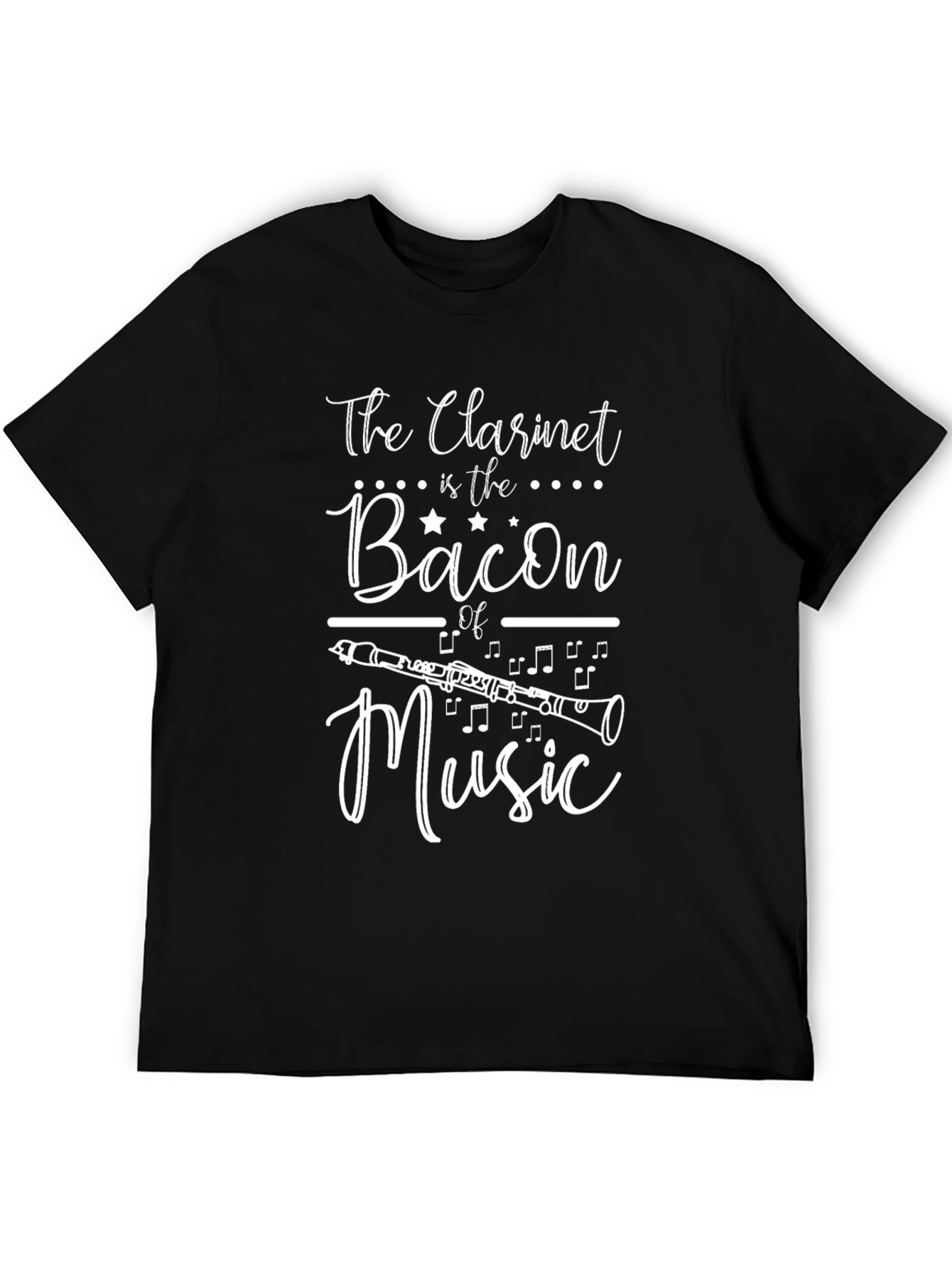 Clarinet & Bacon Music T-Shirt