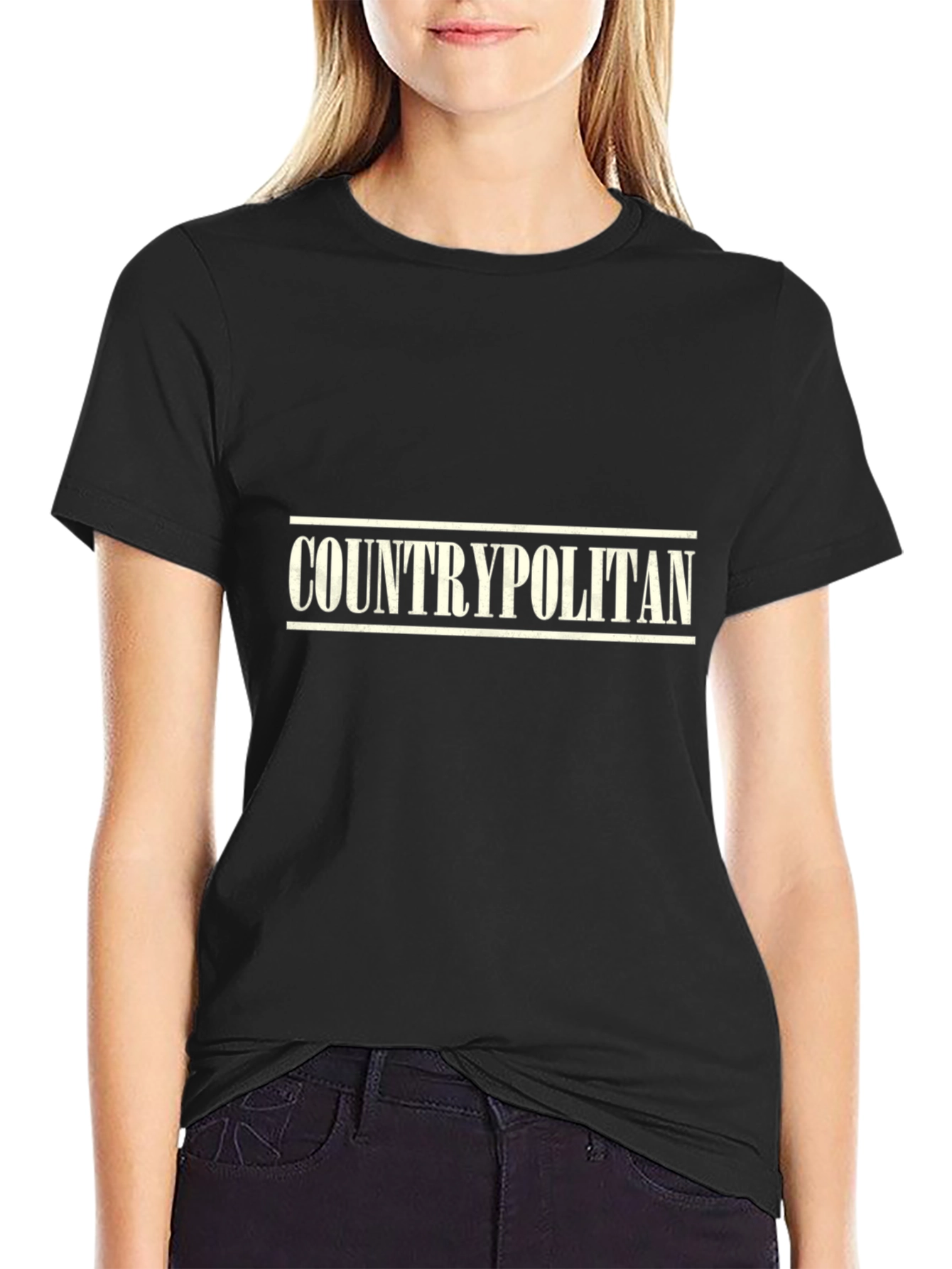 Countrypolitan Black T-Shirt