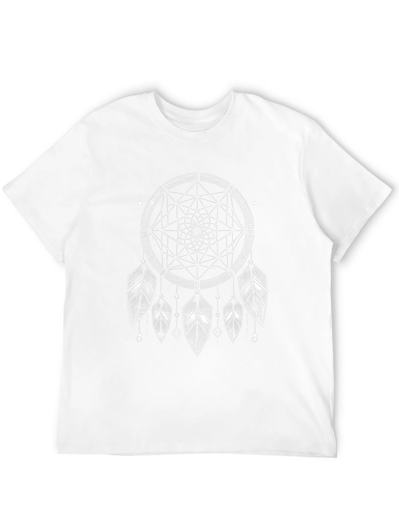 Dreamcatcher Graphic Tee - Black Cotton T-Shirt