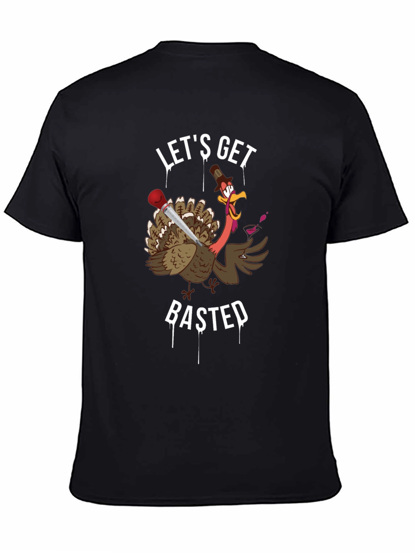 Lets Get Basted T-Shirt Thanksgiving Humor