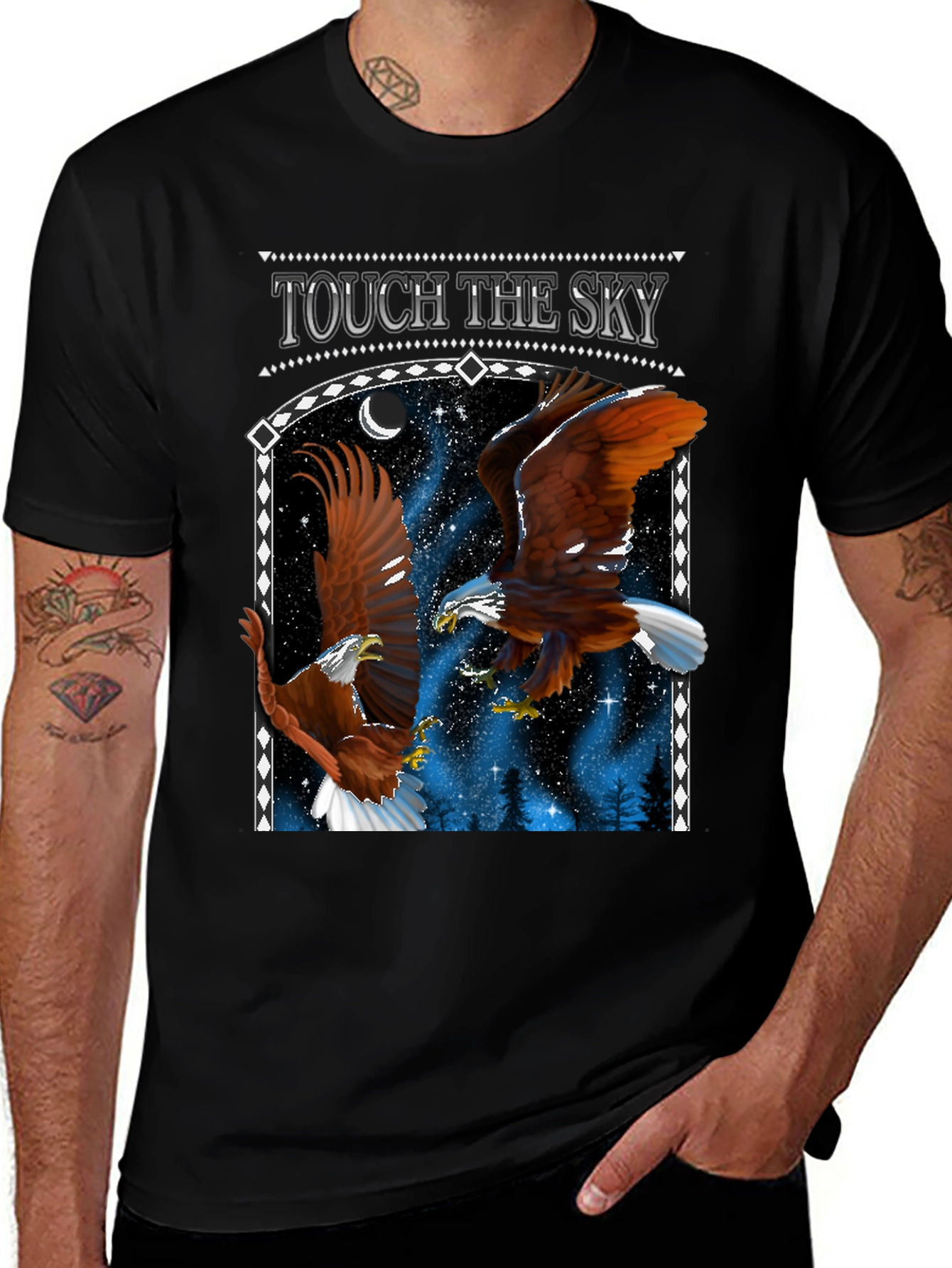 Touch the Sky Eagle Graphic Tee