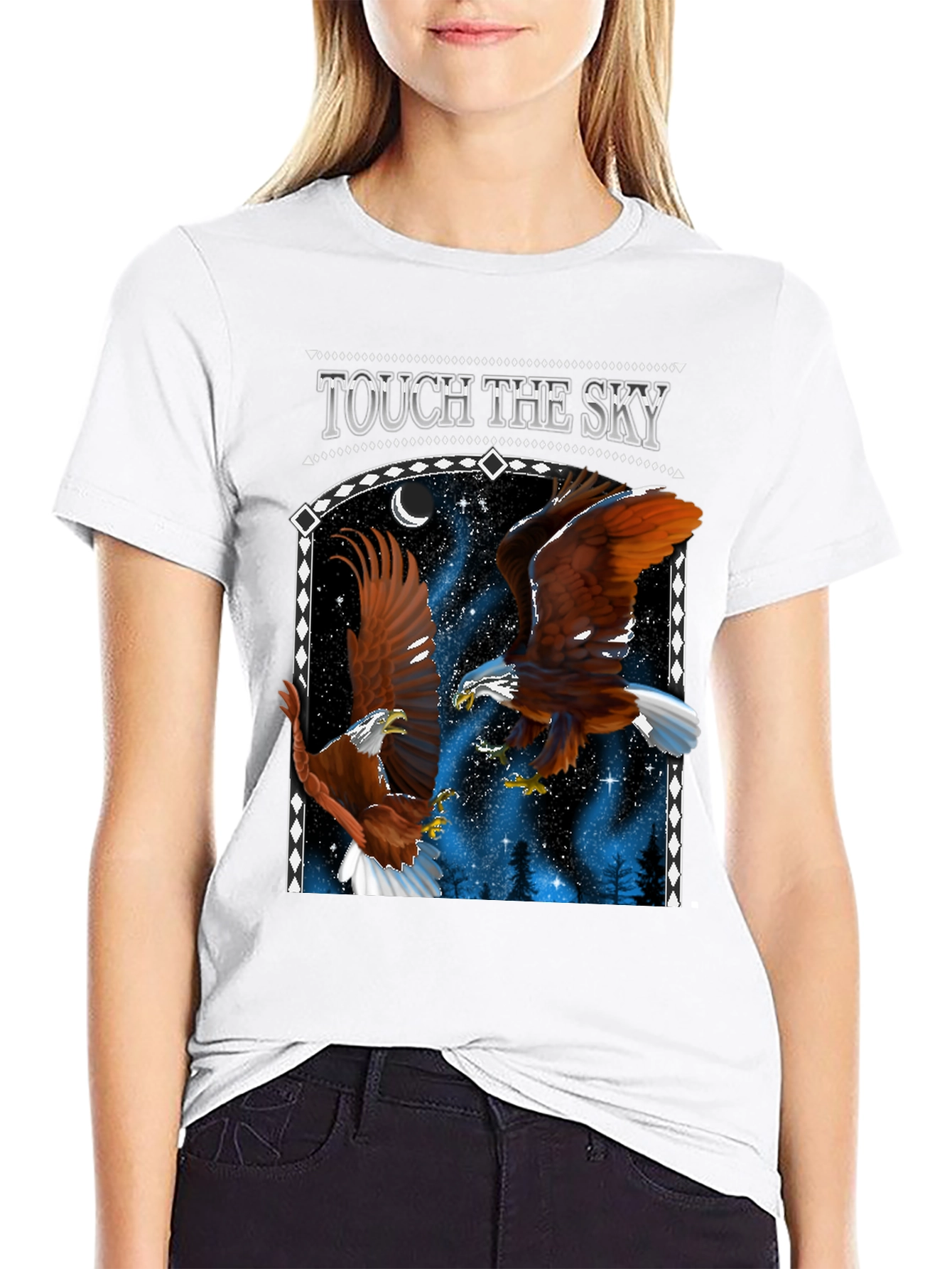 Touch the Sky Eagle Graphic Tee