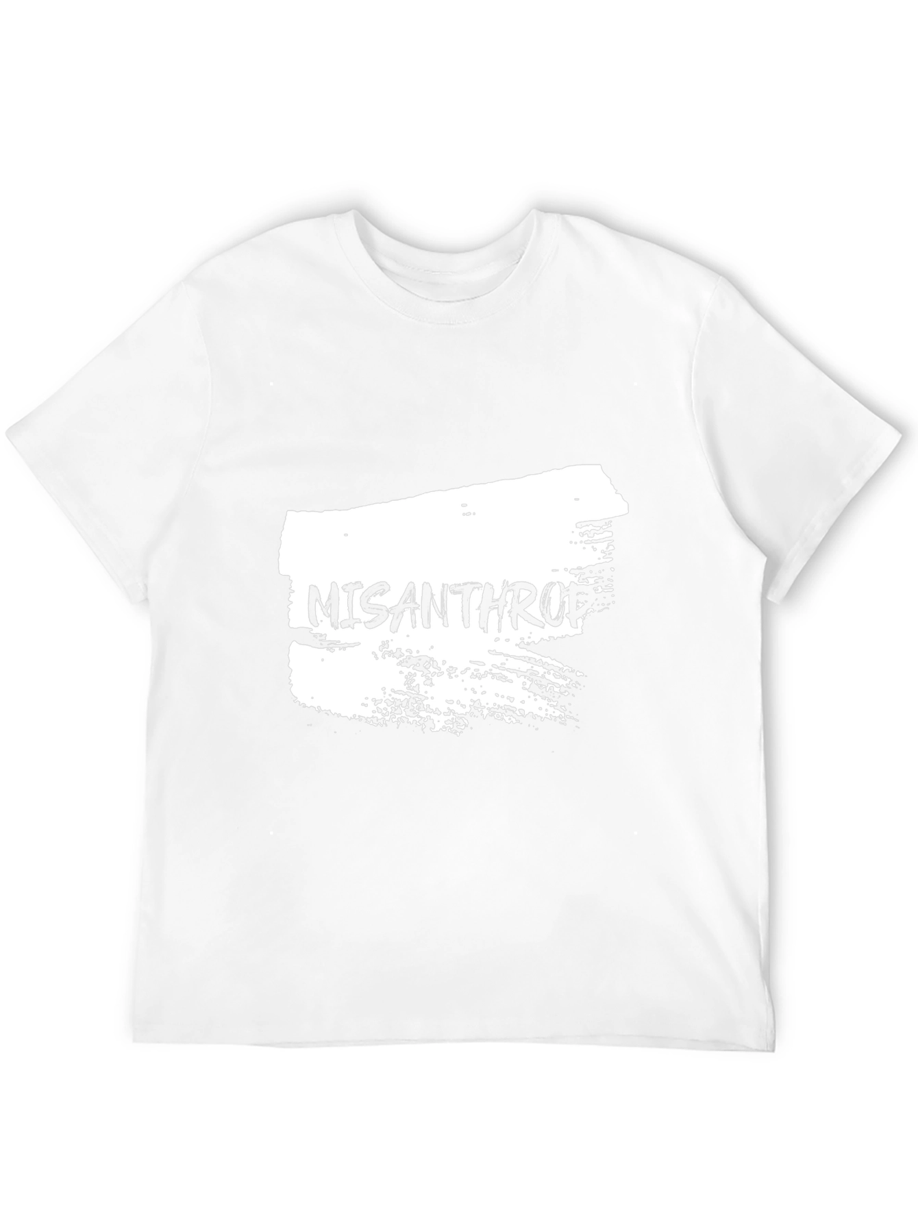 Misanthropic Graphic Tee - Black Cotton T-Shirt