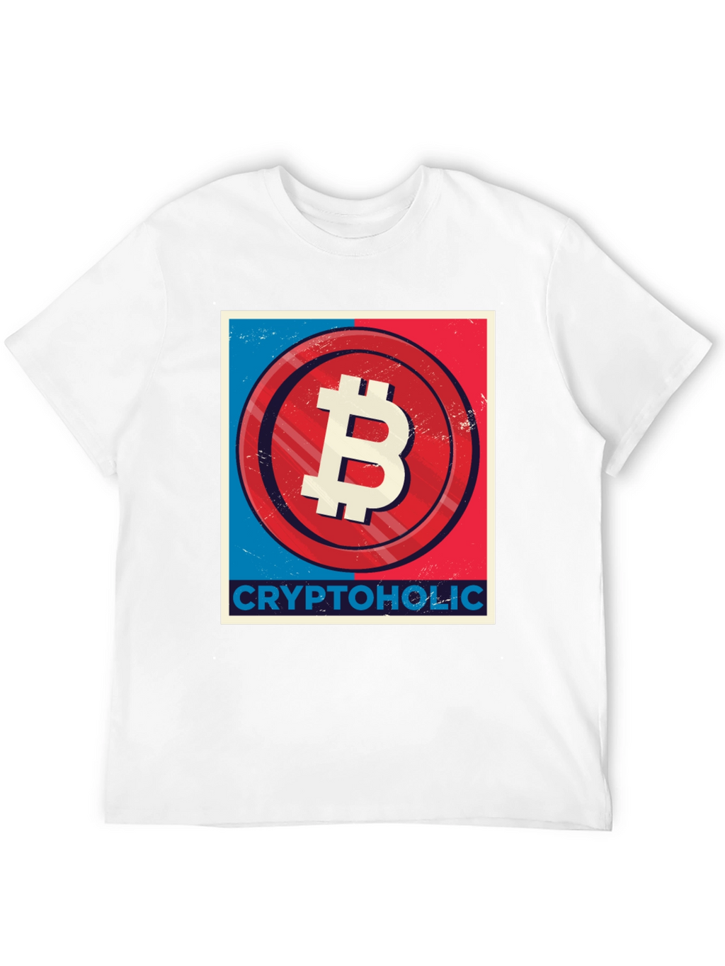 CryptoHolic Bitcoin Graphic Tee - Black