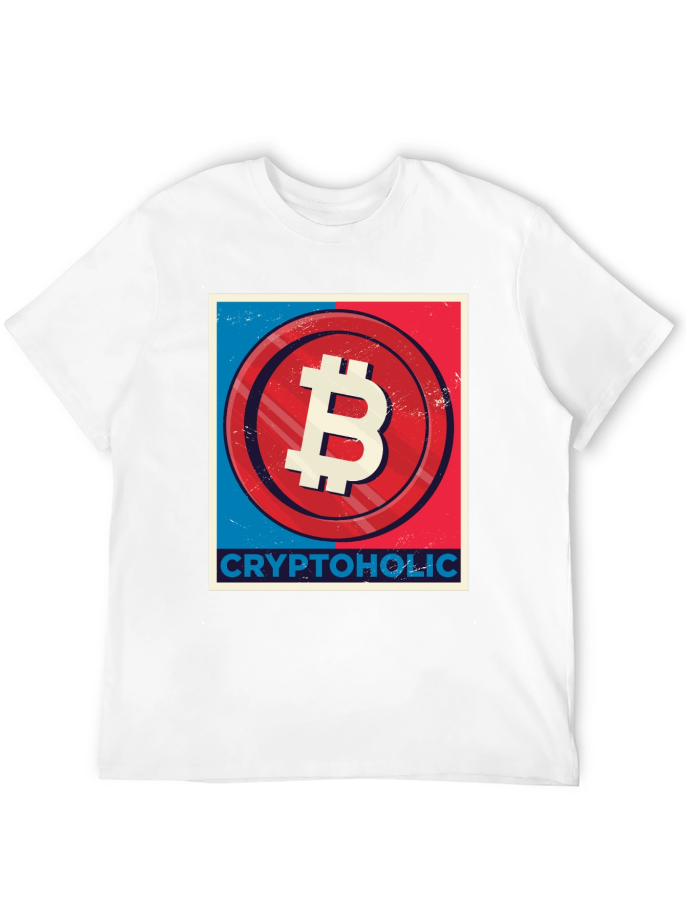 CryptoHolic Bitcoin Graphic Tee - Black