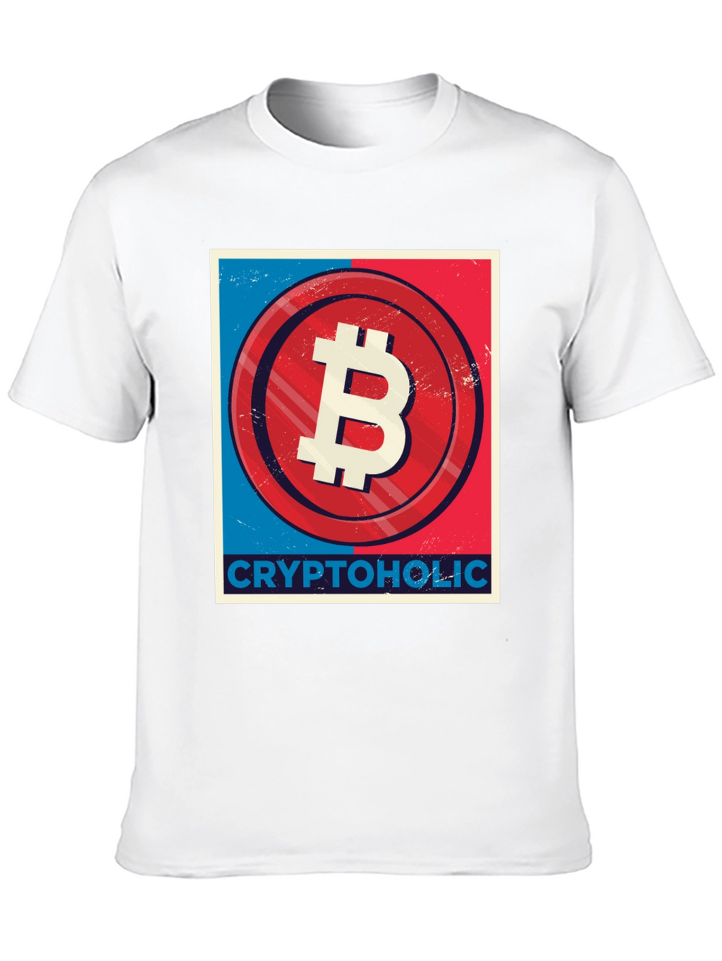 CryptoHolic Bitcoin Graphic Tee - Black