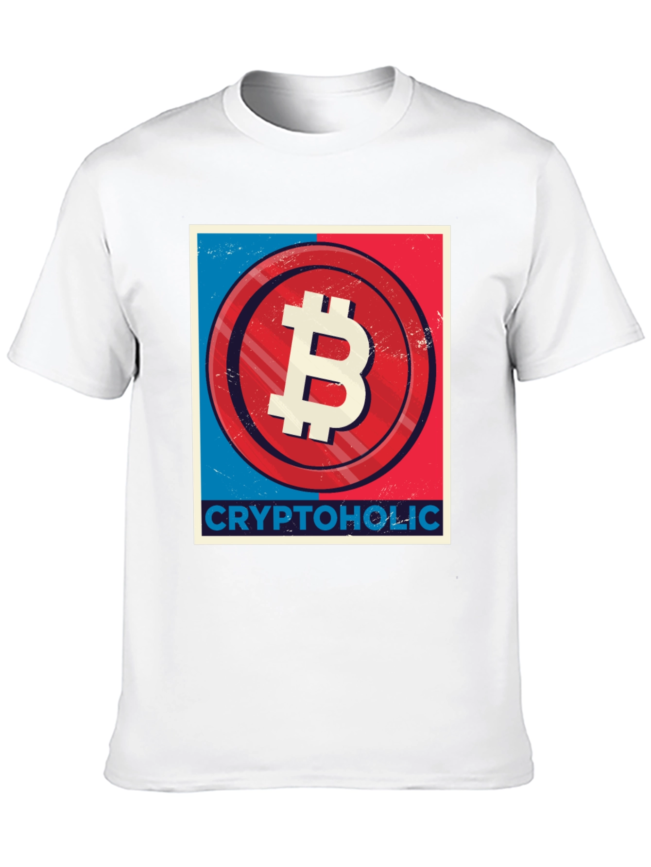 CryptoHolic Bitcoin Graphic Tee - Black