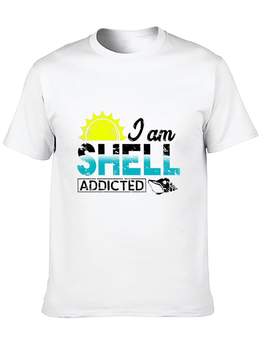 I am Shell Addicted T-Shirt - Beach Lover Tee