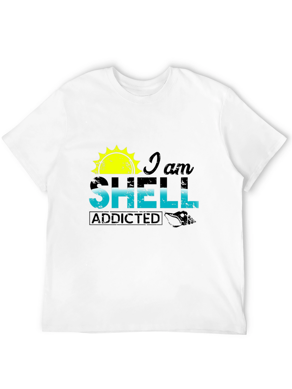 I am Shell Addicted T-Shirt - Beach Lover Tee