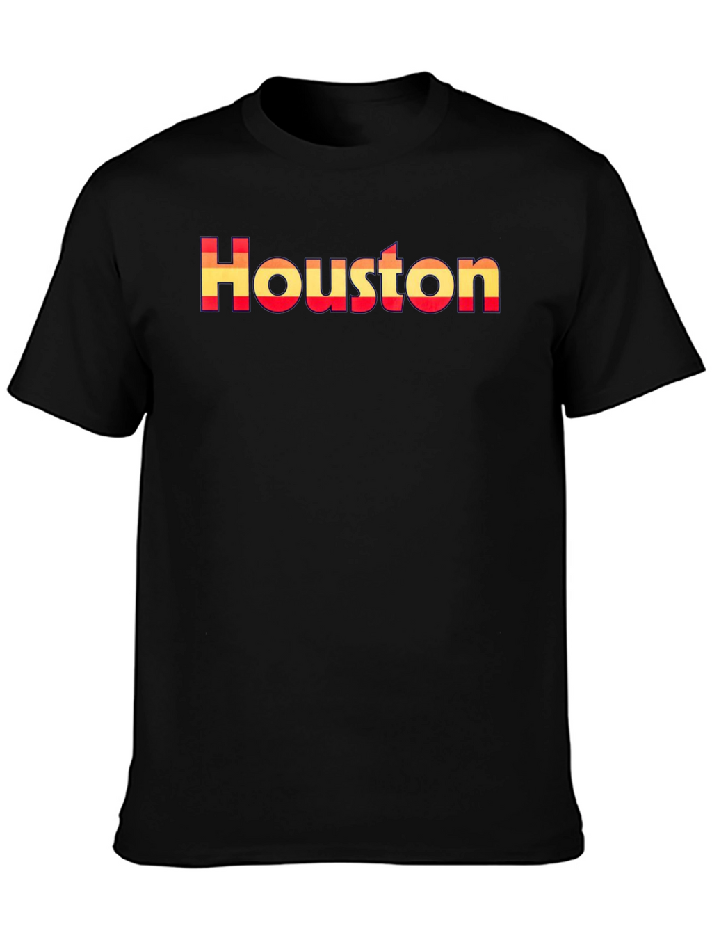 Houston Retro Graphic Tee - Stylish City Pride