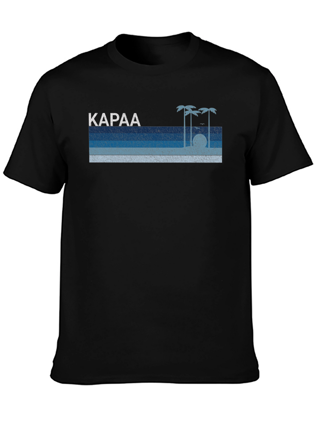 Kapaa Retro Palm Tree T-Shirt