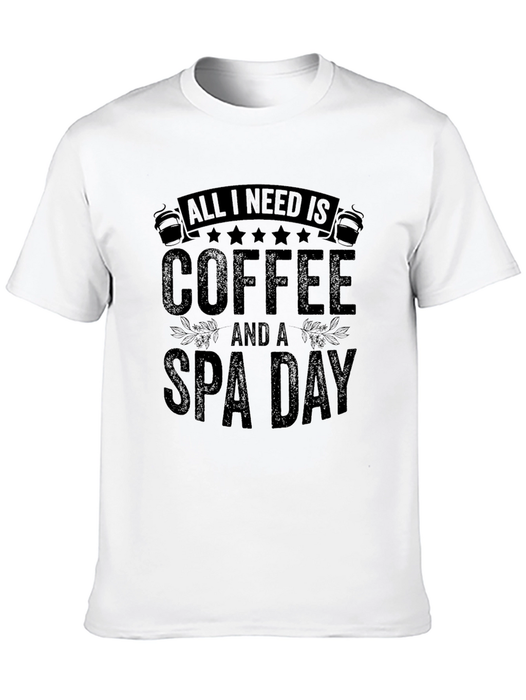 Coffee & Spa Day Graphic T-Shirt