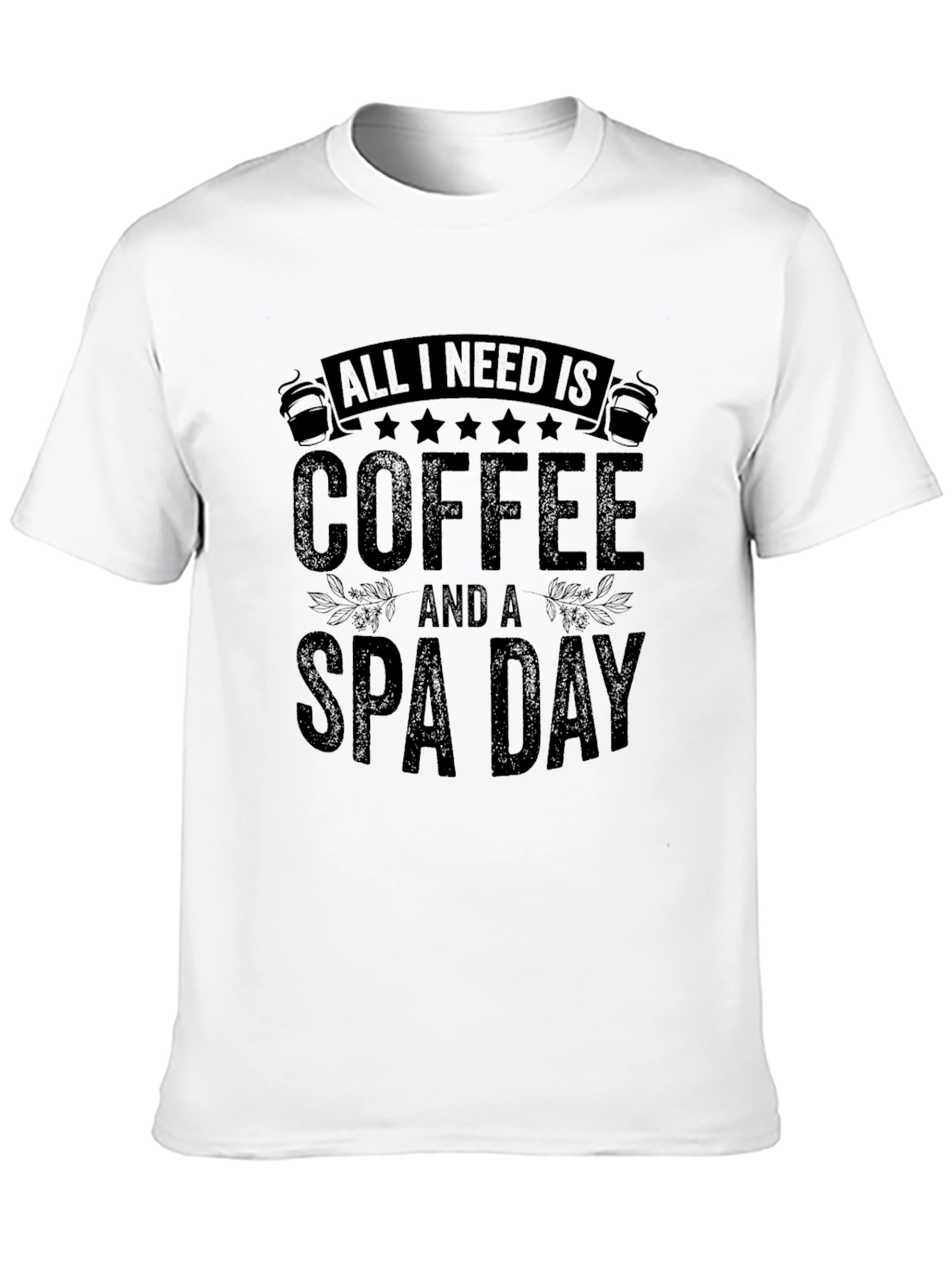 Coffee & Spa Day Graphic T-Shirt
