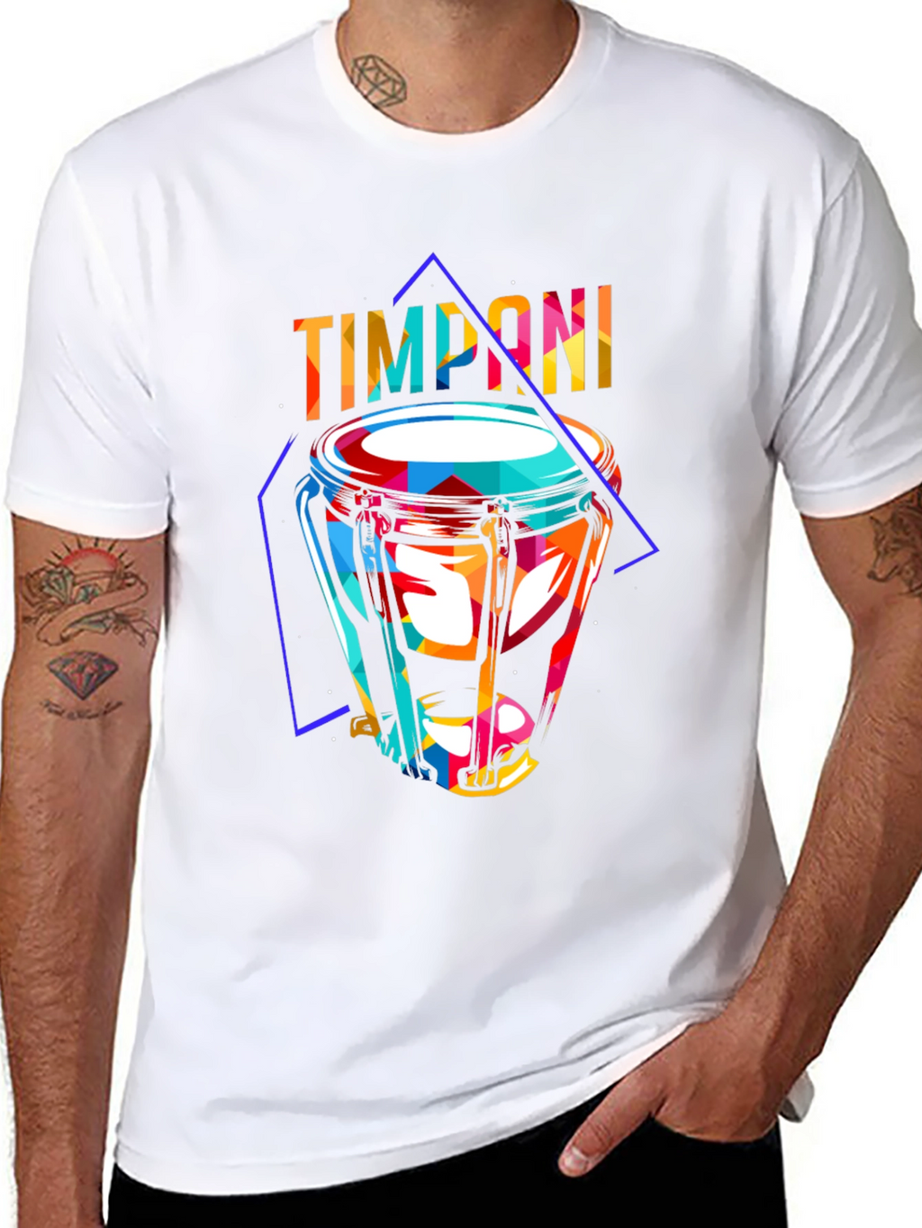 Timpani Drum Graphic T-Shirt - Music Lover Tee