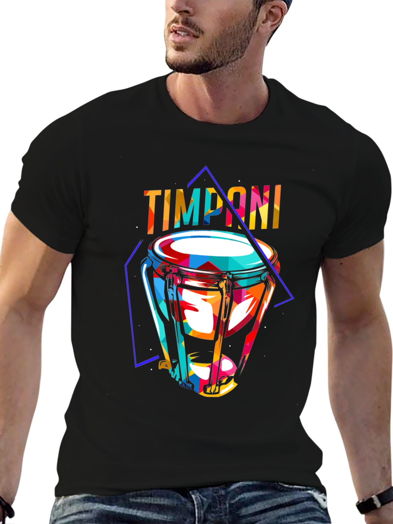 Timpani Drum Graphic T-Shirt - Music Lover Tee