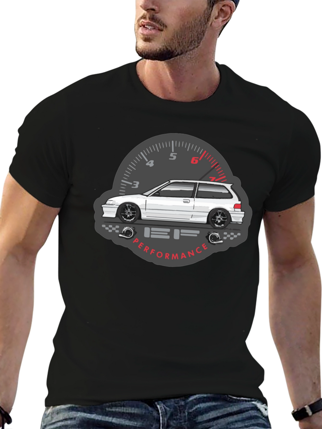 JDM Car Graphic Tee - Performance Driven Style