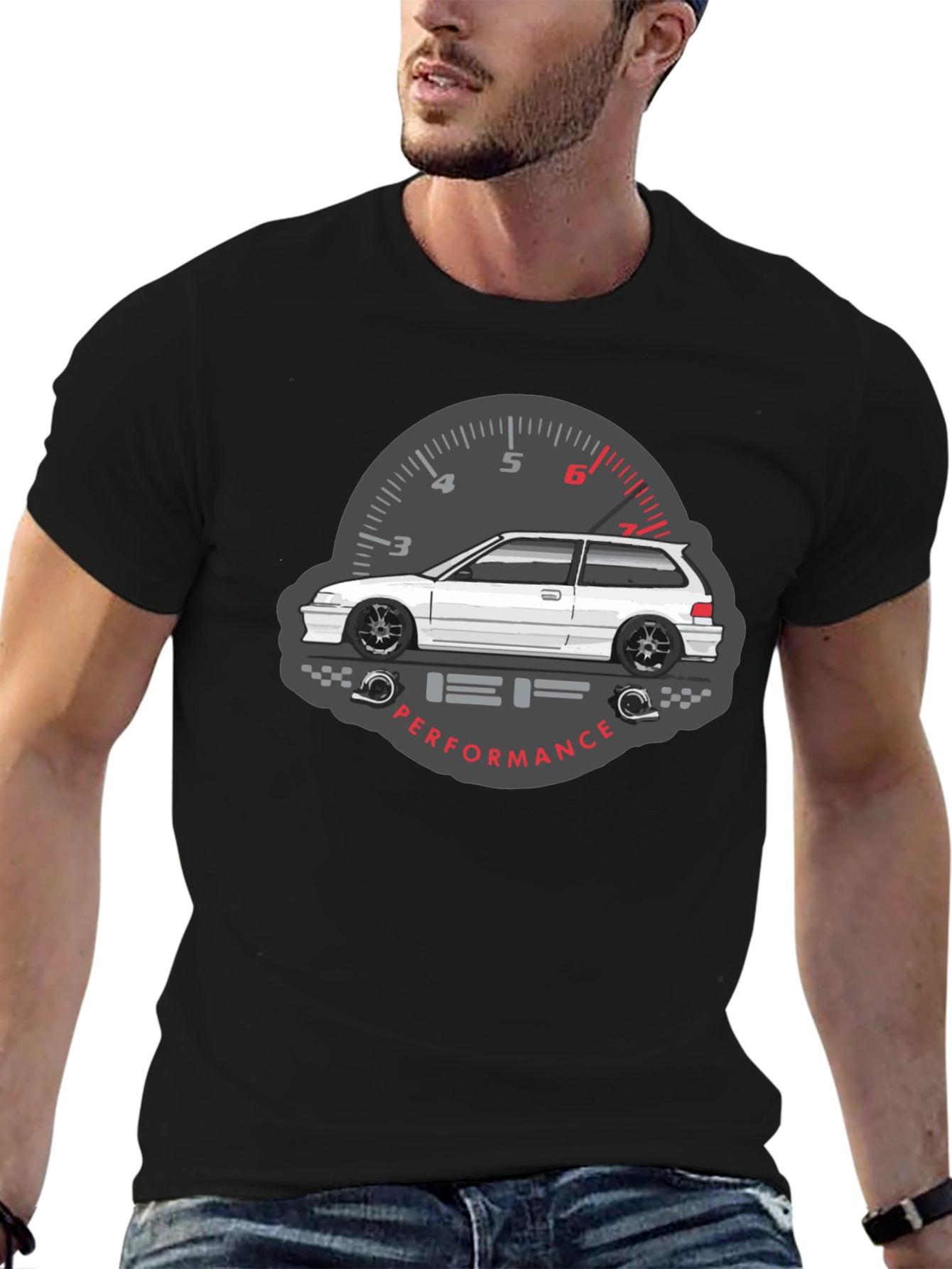 JDM Car Graphic Tee - Performance Driven Style