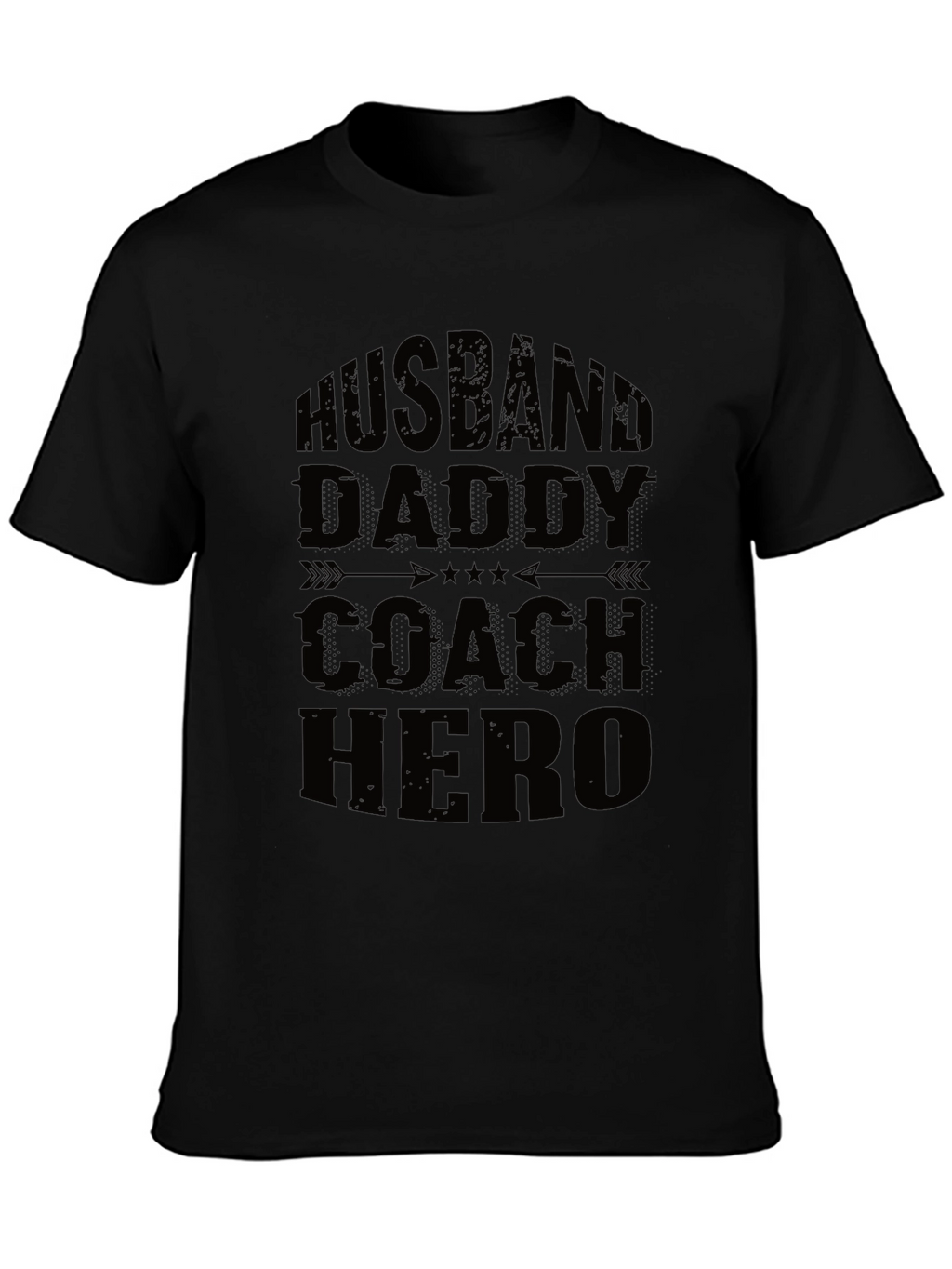 Husband Daddy Coach Hero Graphic Tee