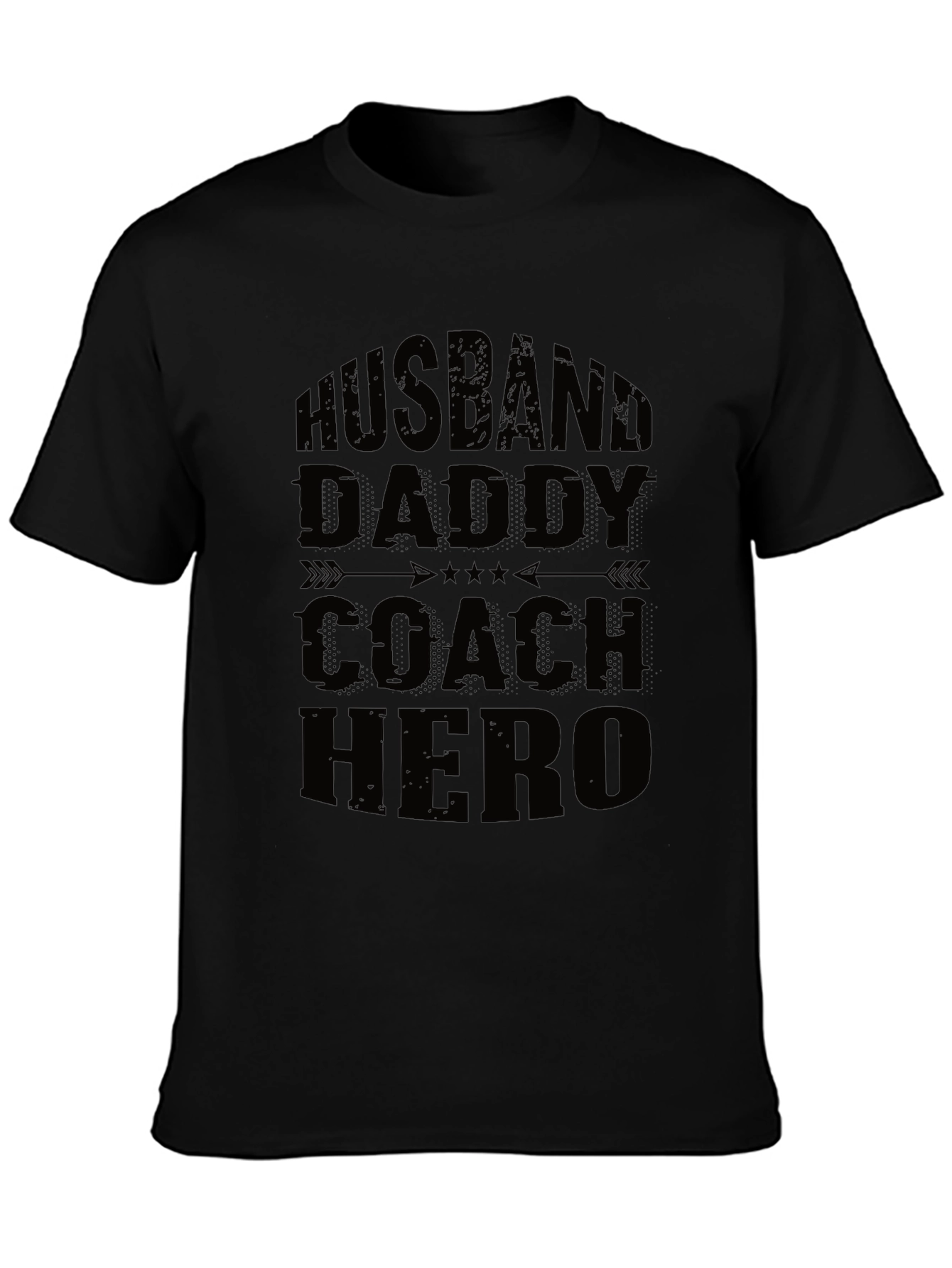 Husband Daddy Coach Hero Graphic Tee