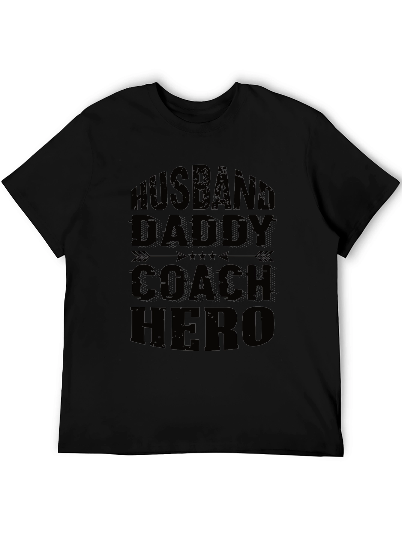 Husband Daddy Coach Hero Graphic Tee