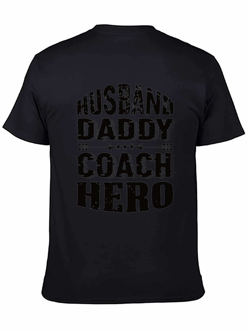 Husband Daddy Coach Hero Graphic Tee