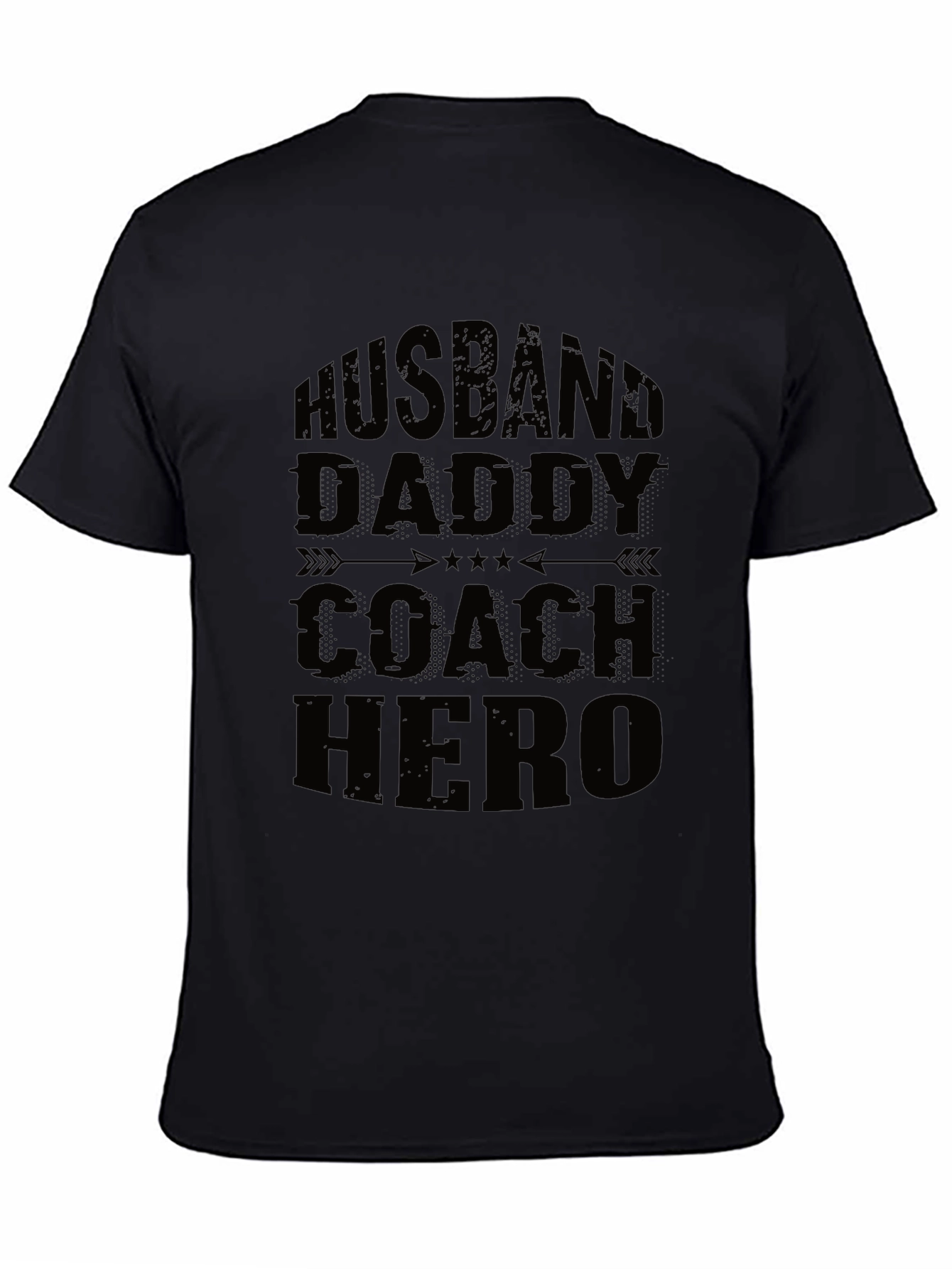 Husband Daddy Coach Hero Graphic Tee