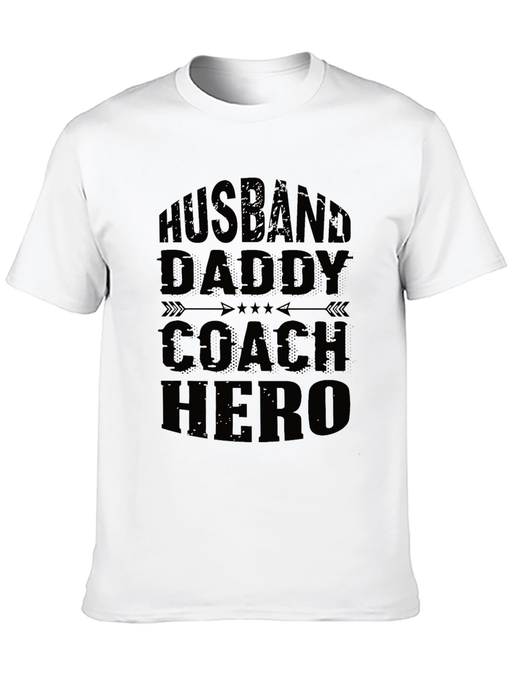 Husband Daddy Coach Hero Graphic Tee