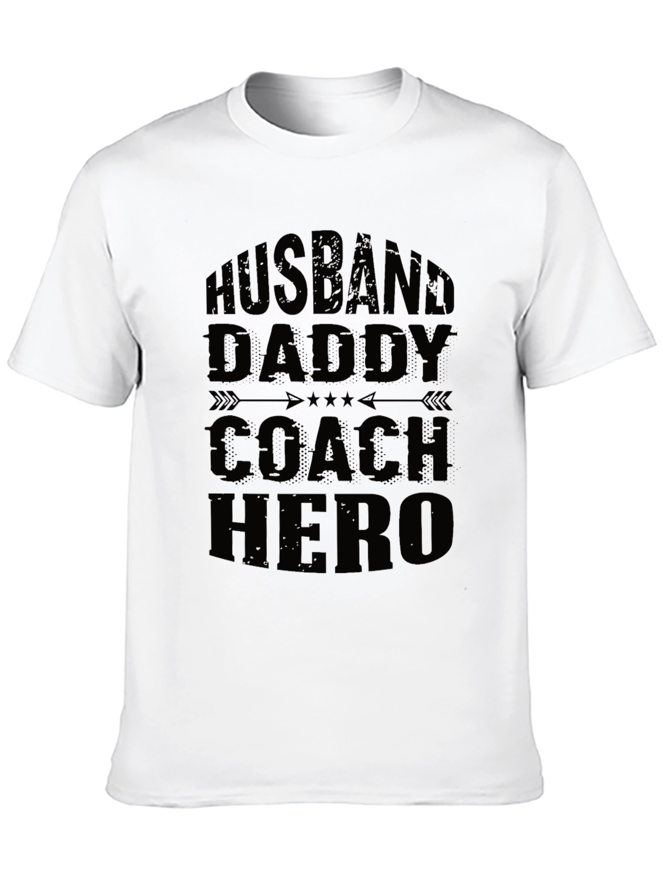 Husband Daddy Coach Hero Graphic Tee