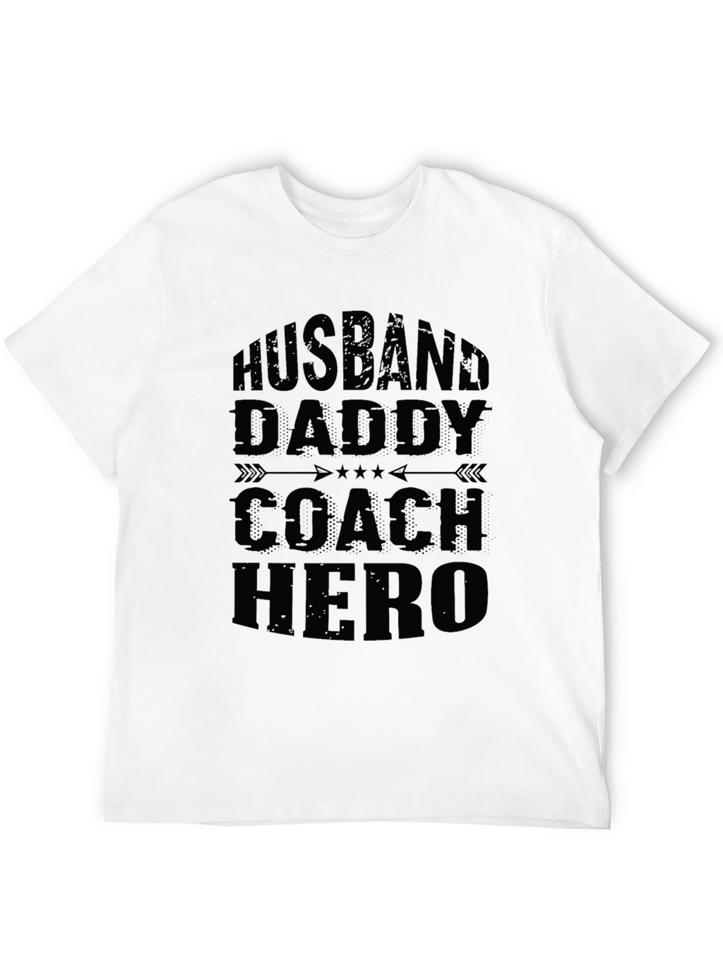 Husband Daddy Coach Hero Graphic Tee