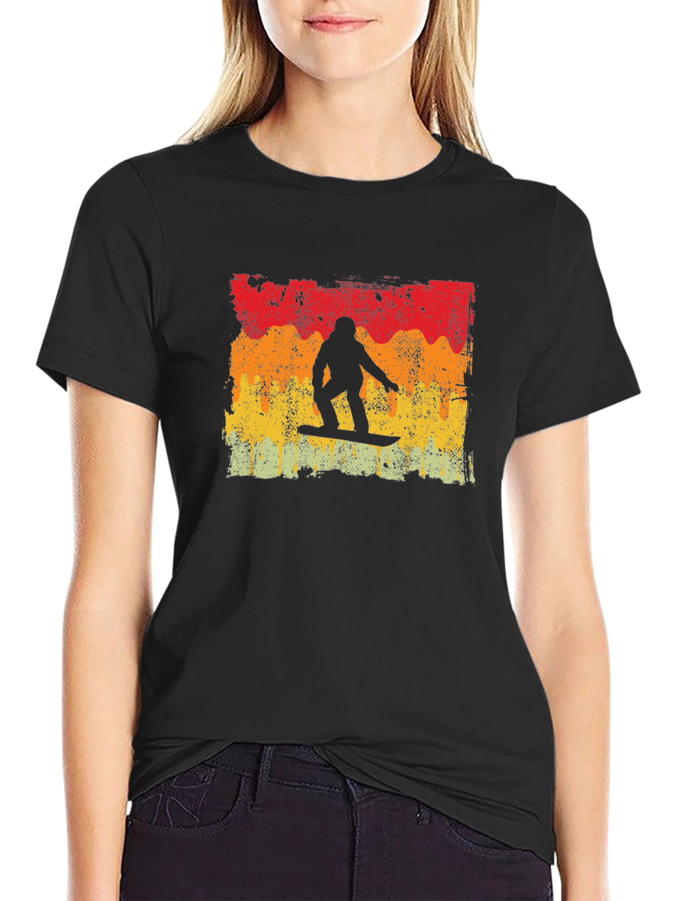 Retro Snowboarder Graphic Tee - Ride the Slopes in Style!