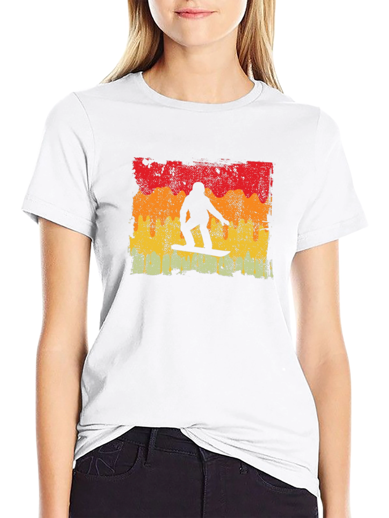 Retro Snowboarder Graphic Tee - Ride the Slopes in Style!
