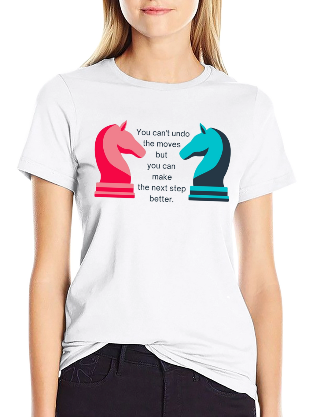 Chess Knight Motivational Graphic T-Shirt