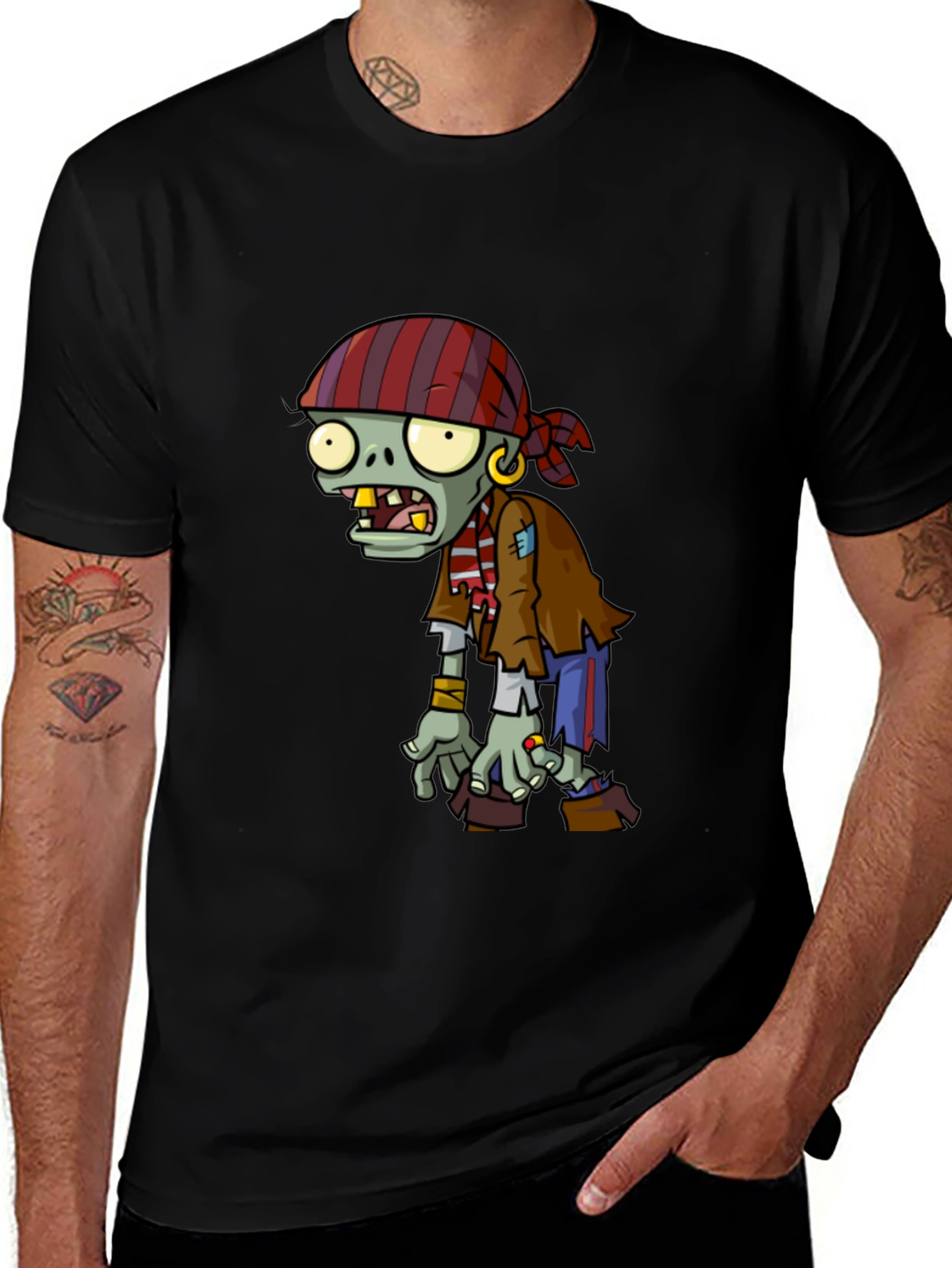 Zombie Pirate T-Shirt - Plants vs. Zombies