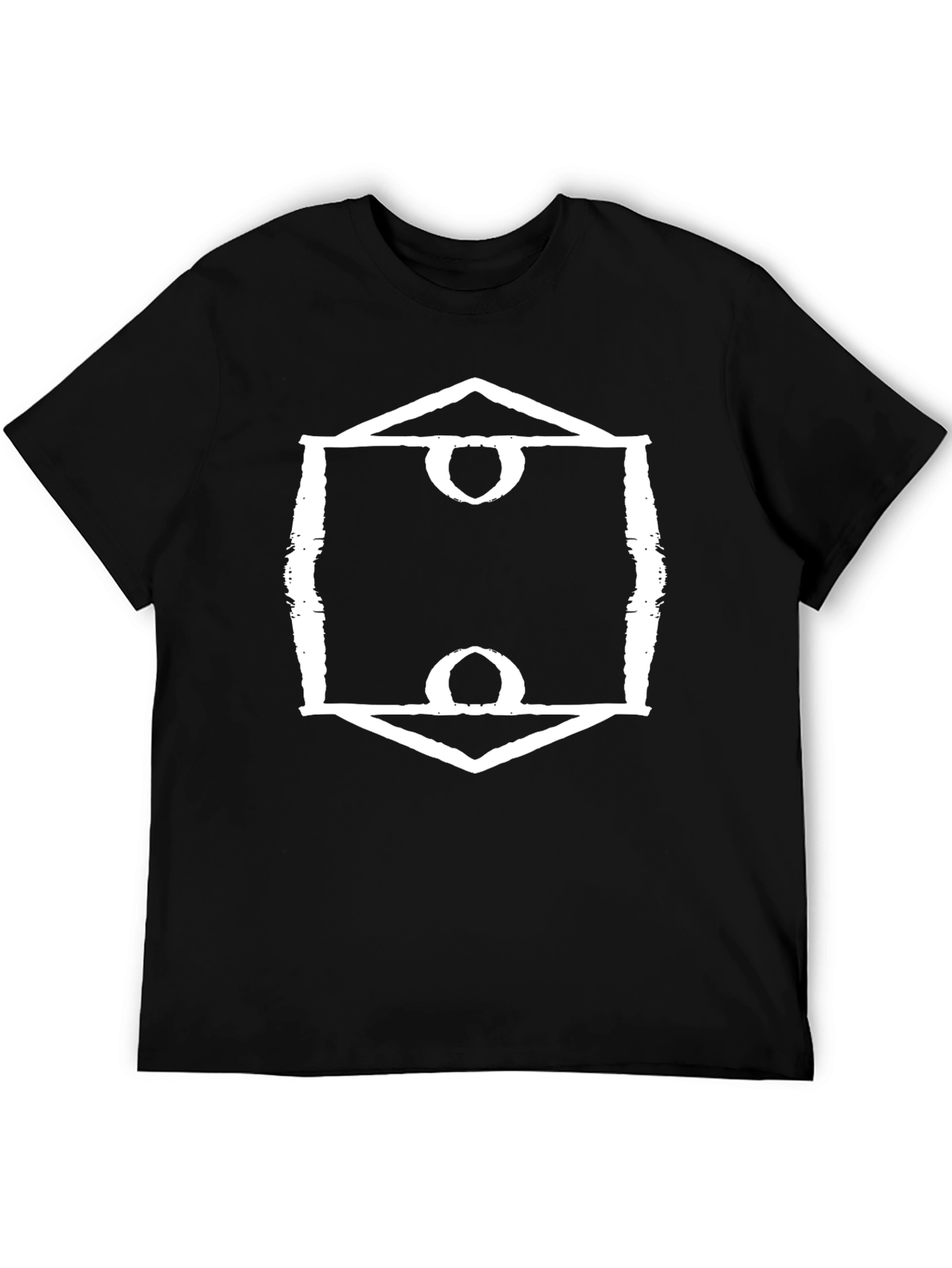 Unique Graphic Tee - Hexagon Symbol Shirt