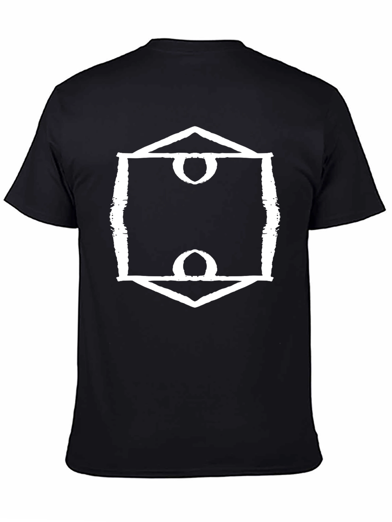 Unique Graphic Tee - Hexagon Symbol Shirt