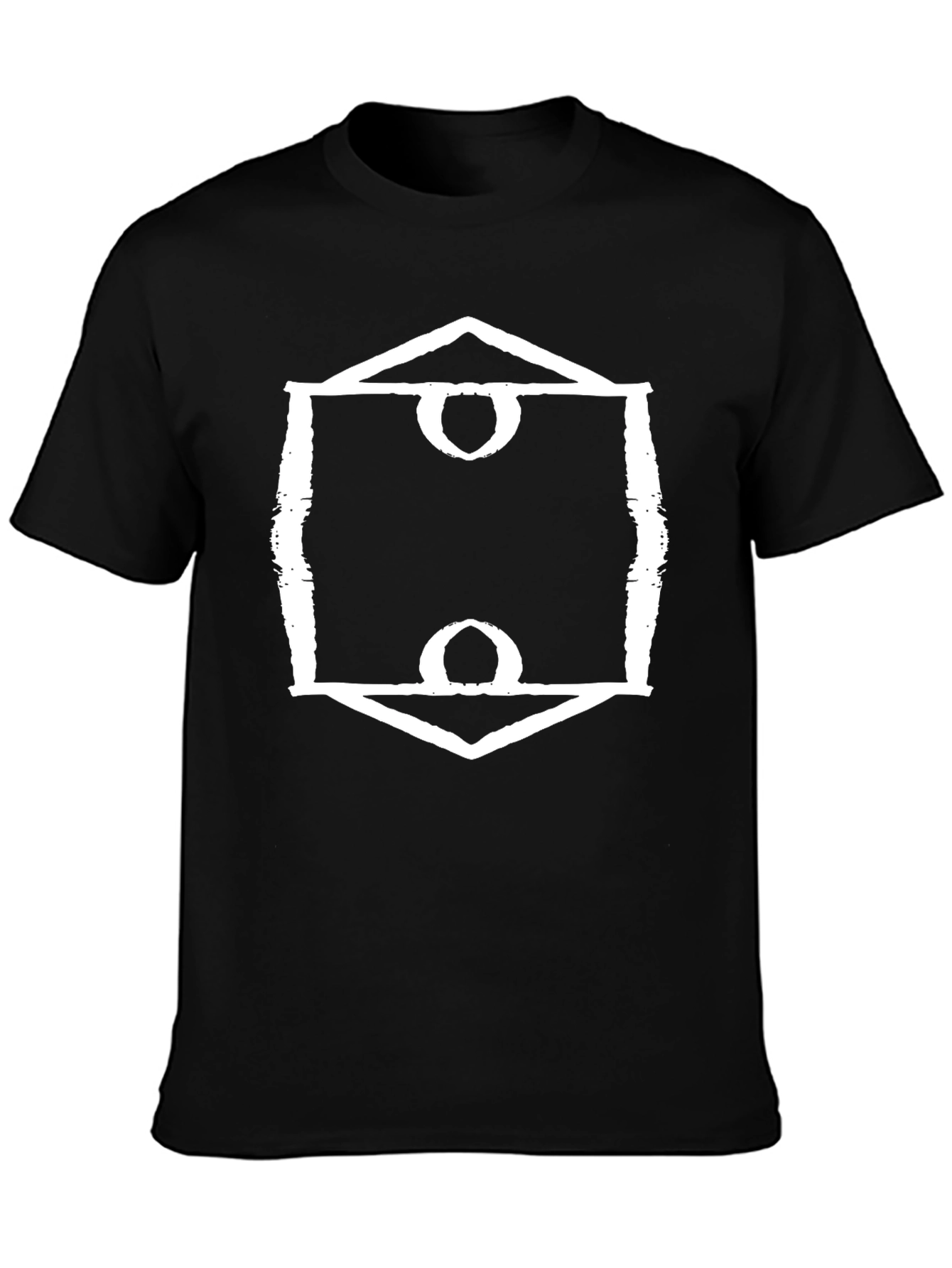 Unique Graphic Tee - Hexagon Symbol Shirt